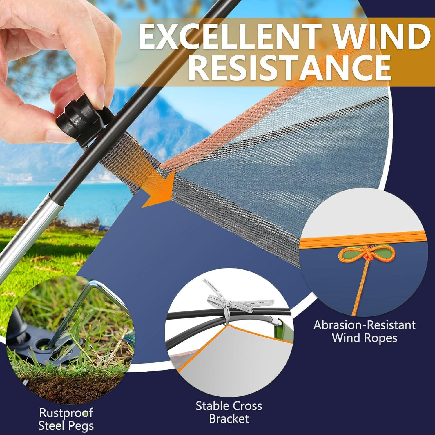 Carpa COBIZI para 6 Personas Impermeable 299.72x259.08cm