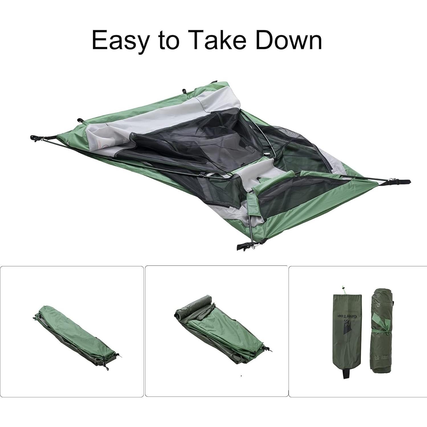 Tienda Bivy GEERTOP para 1 Persona Impermeable 4 Temporadas