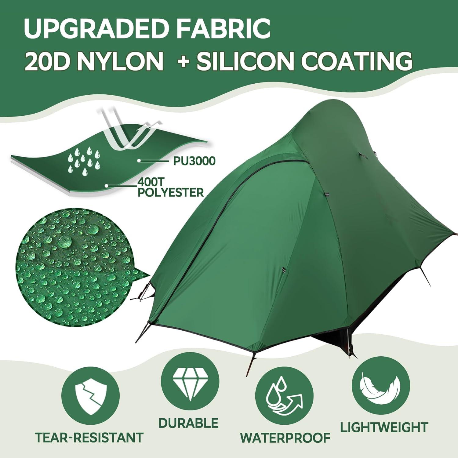 Tienda de Camping Ultraligera Croosseoutdoors 1 Persona Impermeable