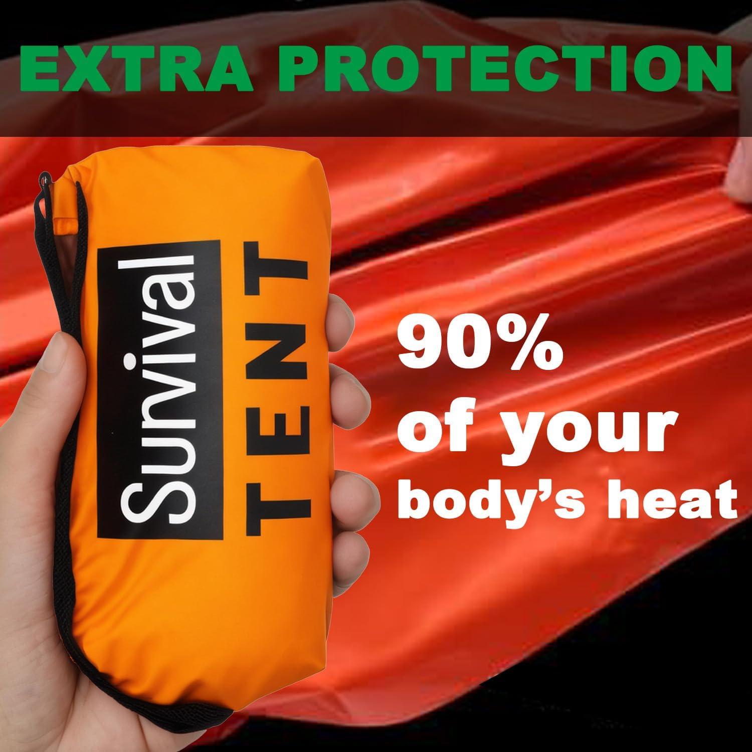 Tienda de Supervivencia Genérica MaoTent 2 Personas Impermeable