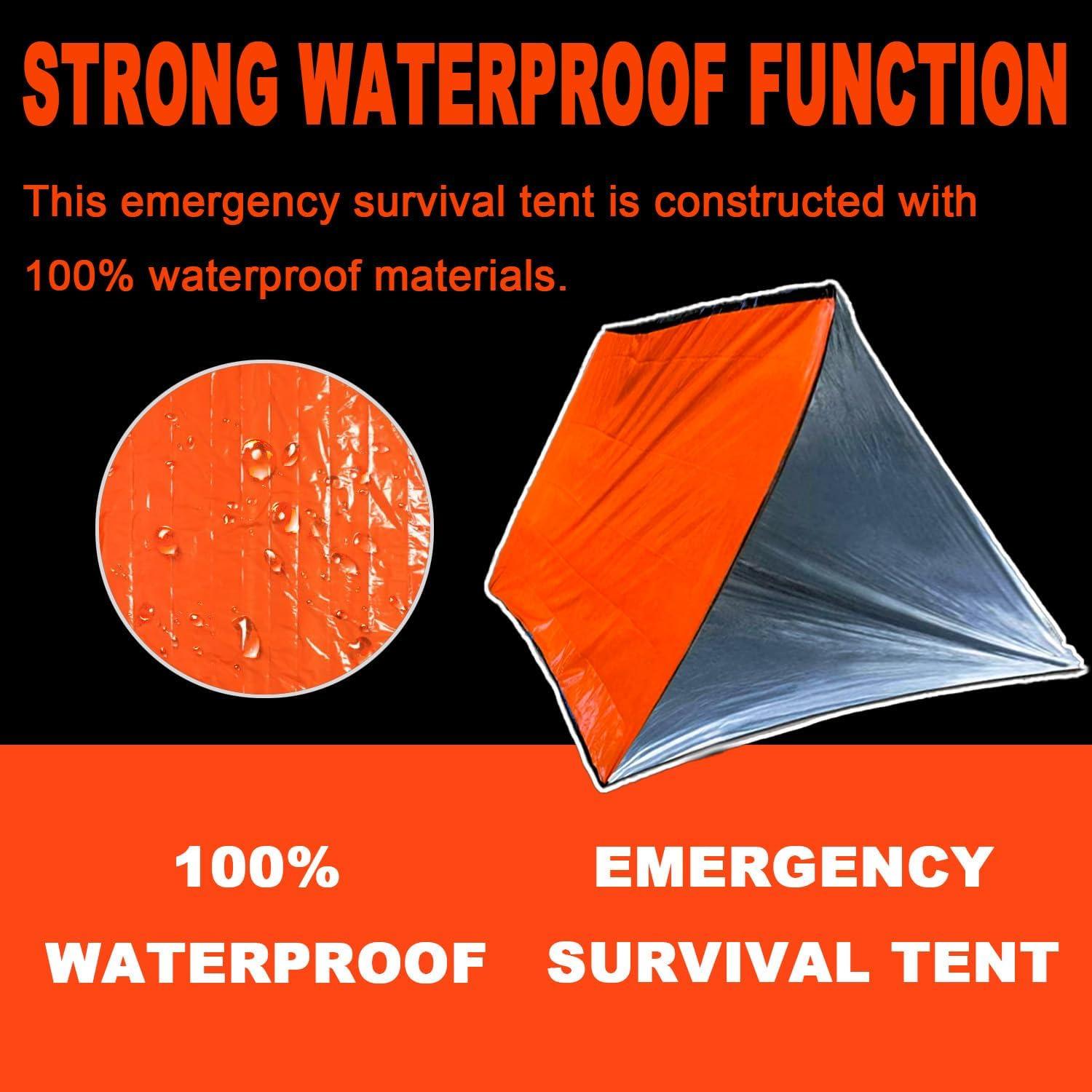 Tienda de Supervivencia Genérica MaoTent 2 Personas Impermeable