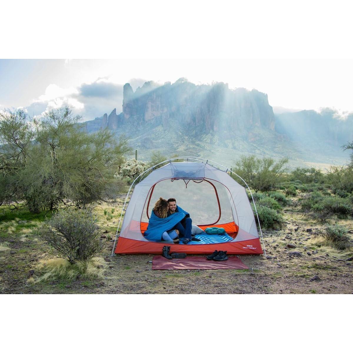 Tienda de Camping Klymit Cross Canyon 4 Personas Rojo/Gris