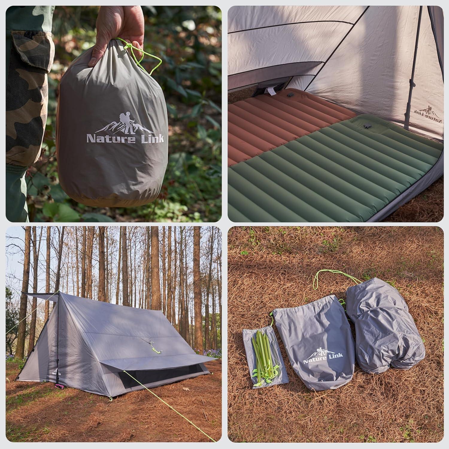 Tienda de Camping Nature Link Sirius-2, 2 Personas, Impermeable