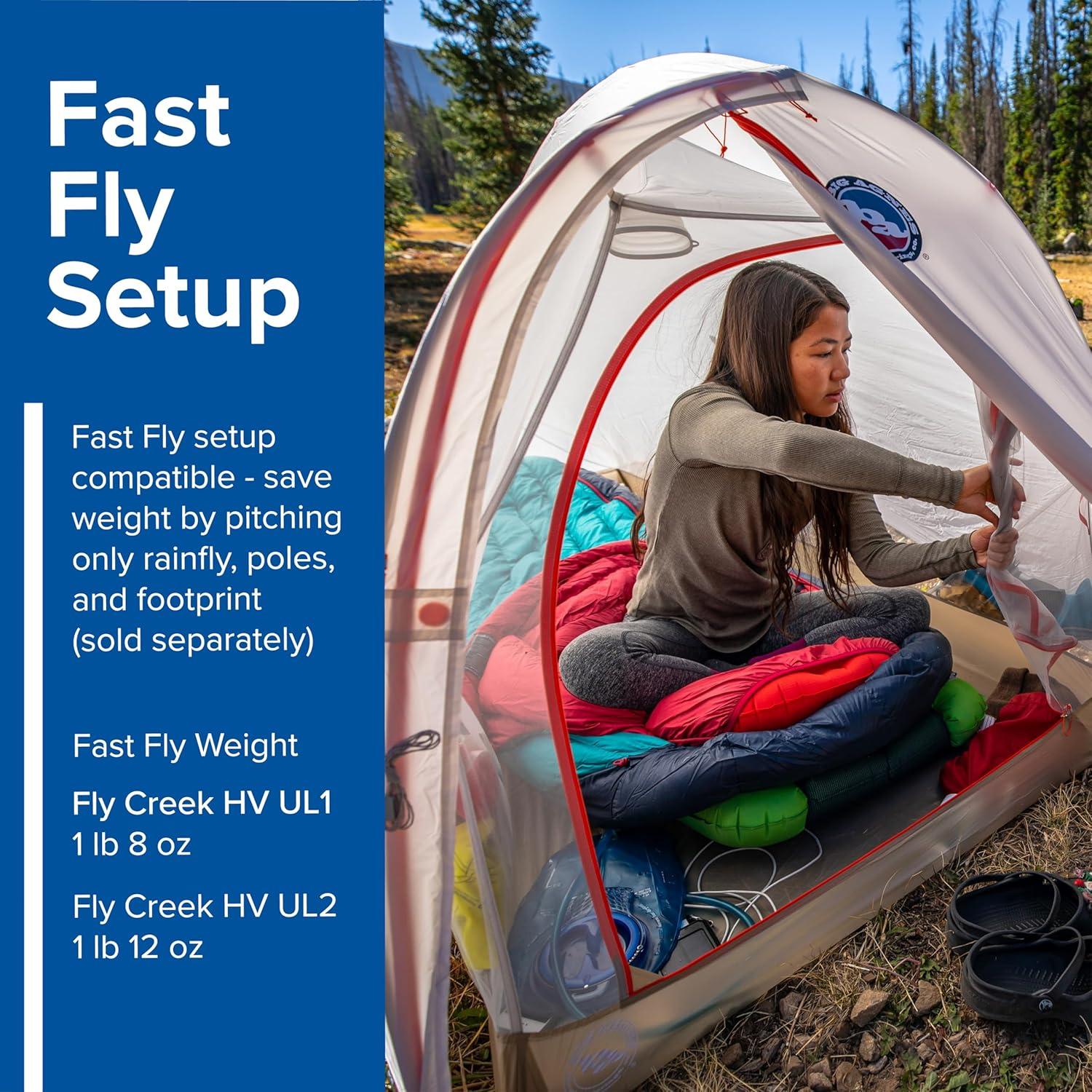 Tienda de Camping Ultraligera Big Agnes Fly Creek HV 1 Persona