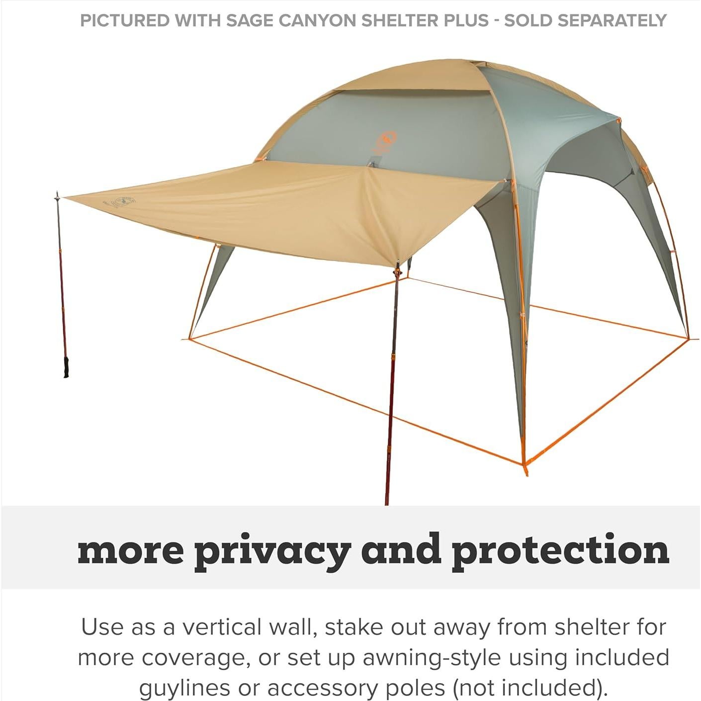 Pared Accesoria Big Agnes Sage Canyon Shelter Plus - 340g