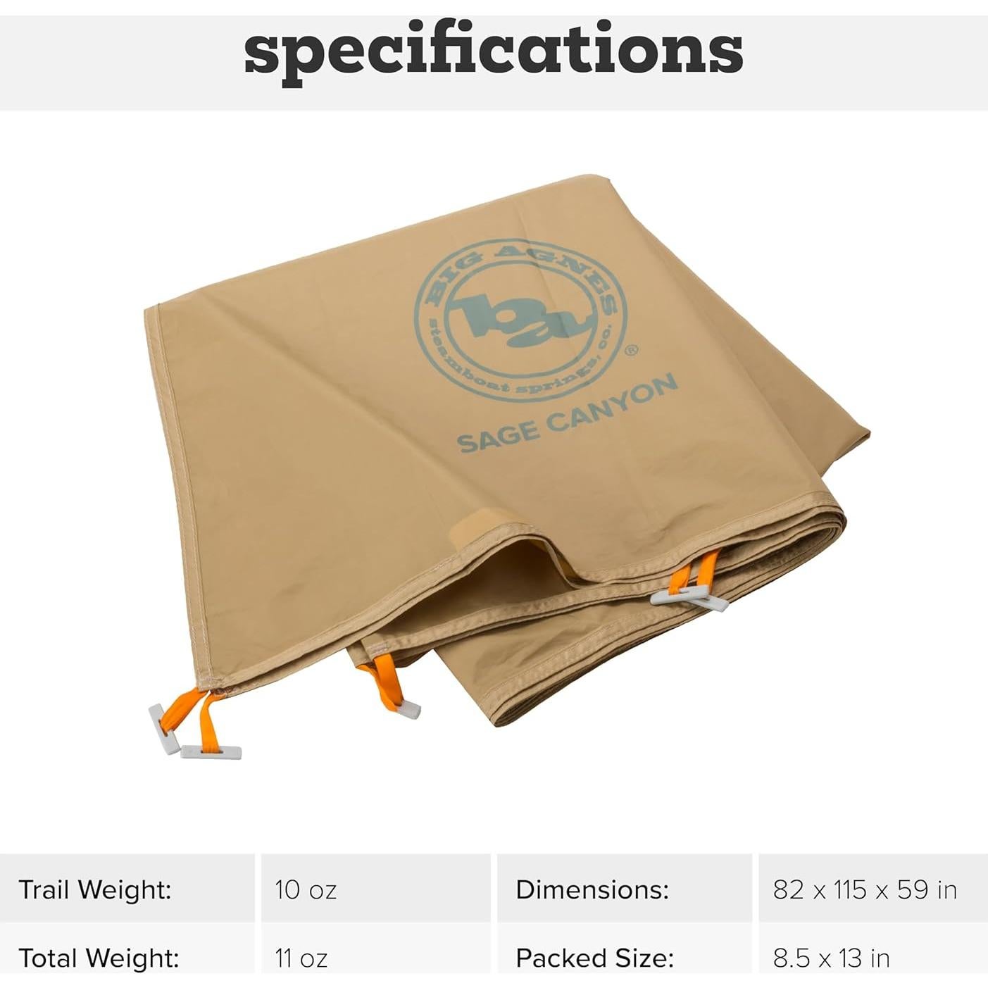 Pared Accesoria Big Agnes Sage Canyon Shelter Plus - 340g