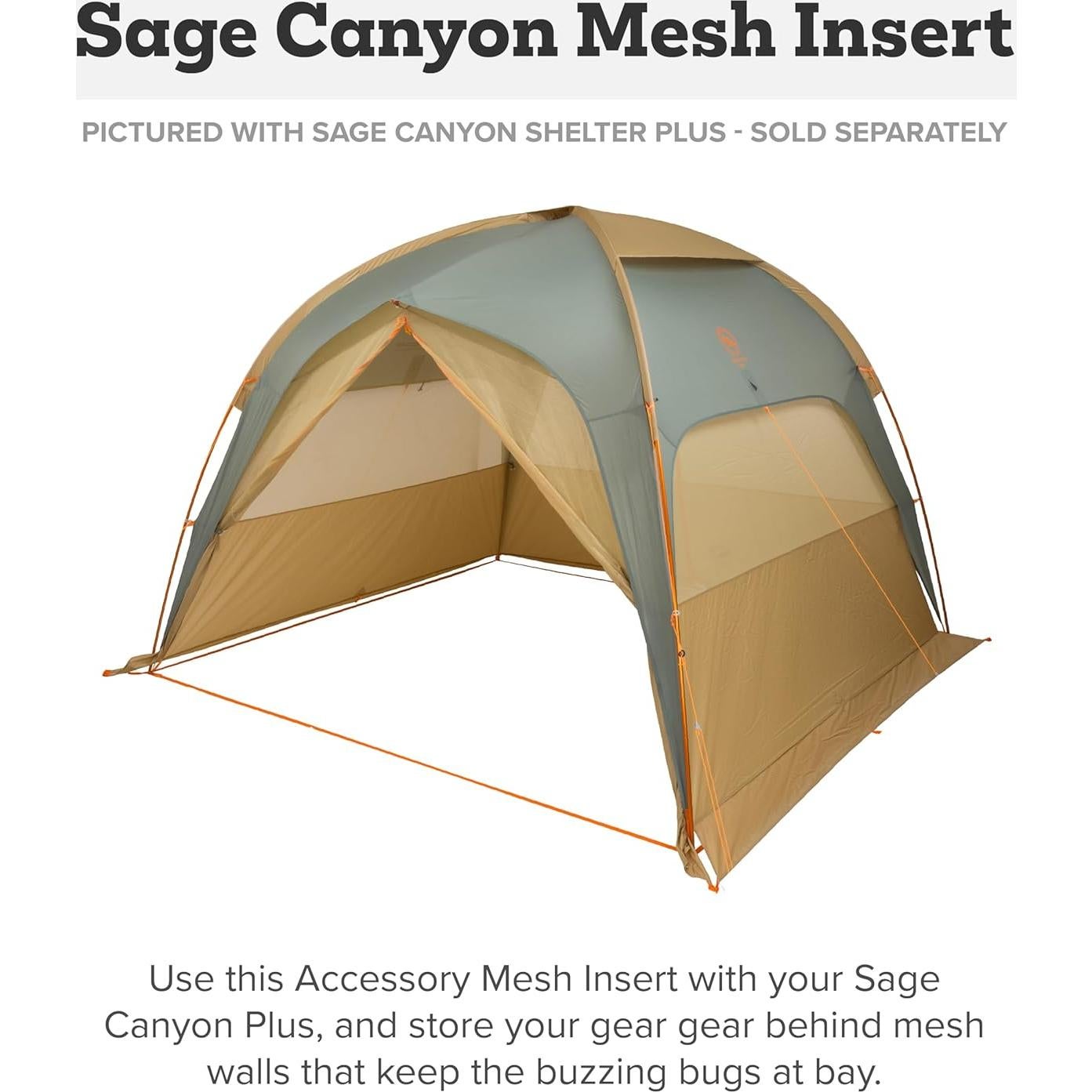 Accesorio de Inserto de Malla Big Agnes Sage Canyon 2.04 kg