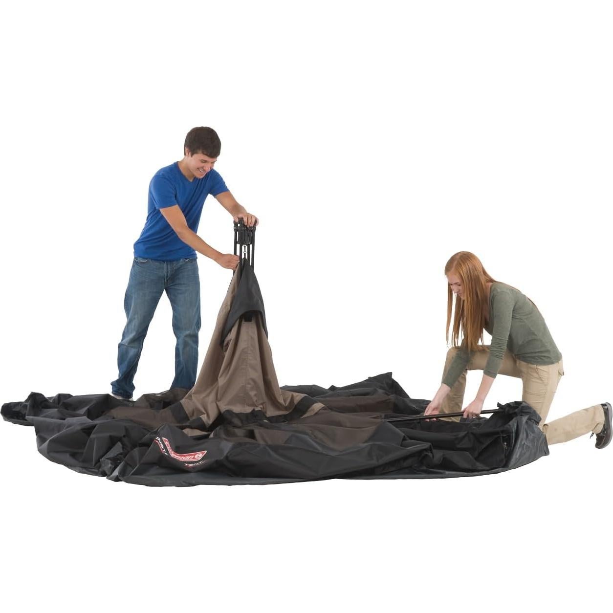 Carpa Instantánea Coleman para 4 Personas, 2.44x2.13m, Montaje Rápido