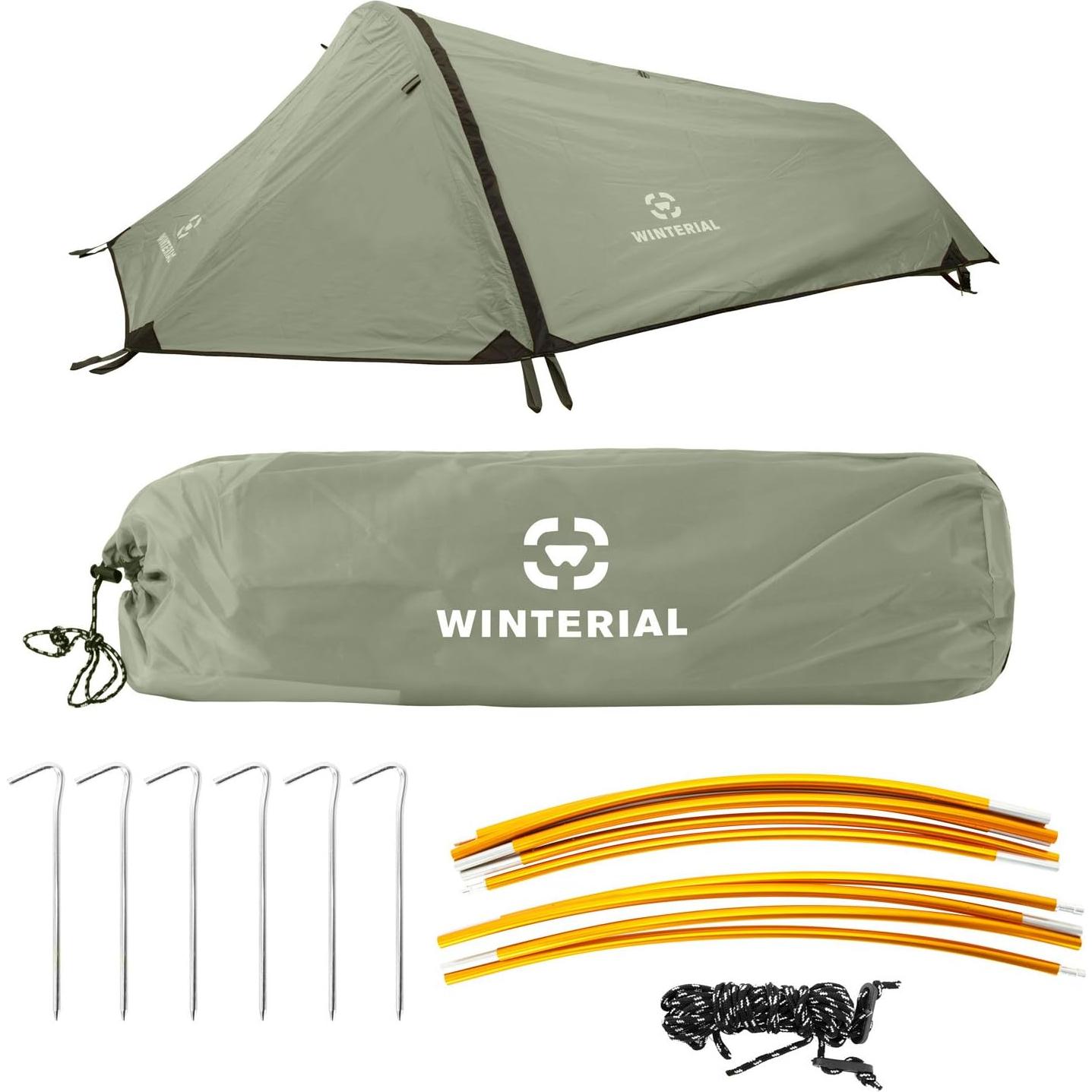 Tienda de Camping Winterial Prnt 1 Persona Impermeable Verde