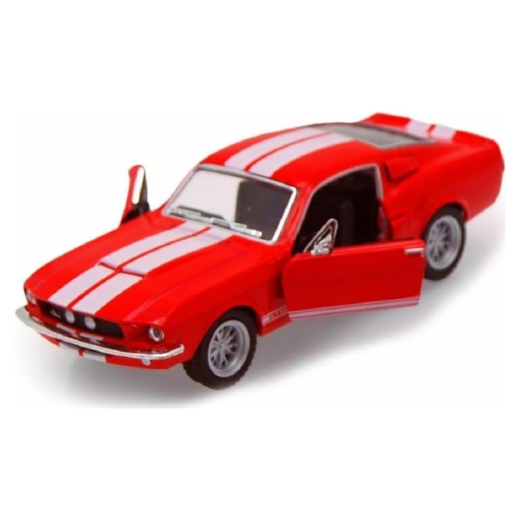 KiNSMART 1967 Ford Shelby Mustang GT500 Rojo 1:38 Diecast