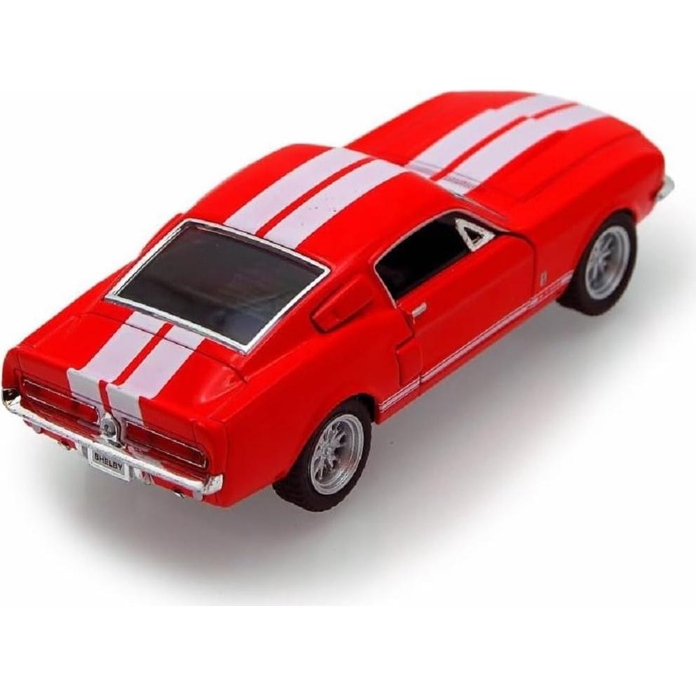 KiNSMART 1967 Ford Shelby Mustang GT500 Rojo 1:38 Diecast