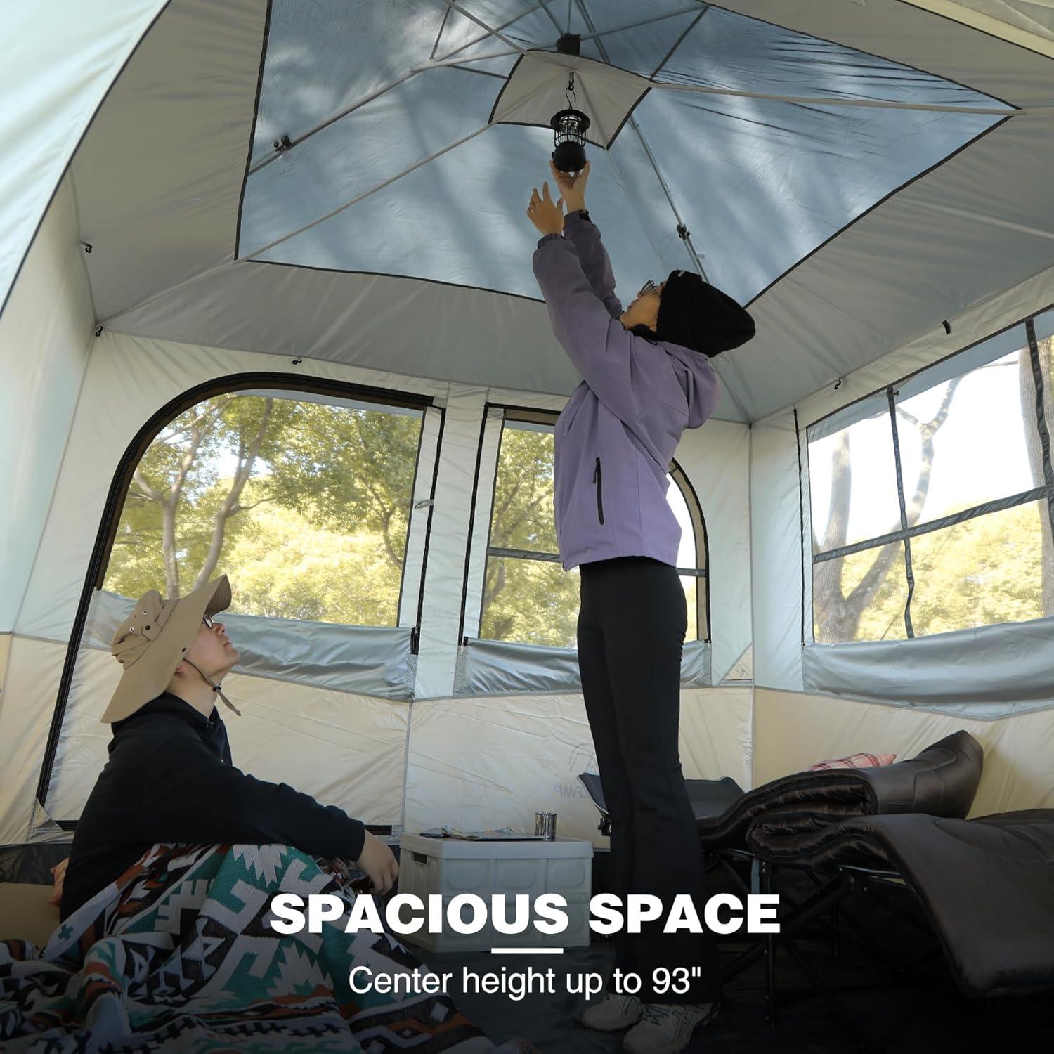 Carpa Interior REDCAMP 4-6 Personas 2.99x2.99m Resistente Agua