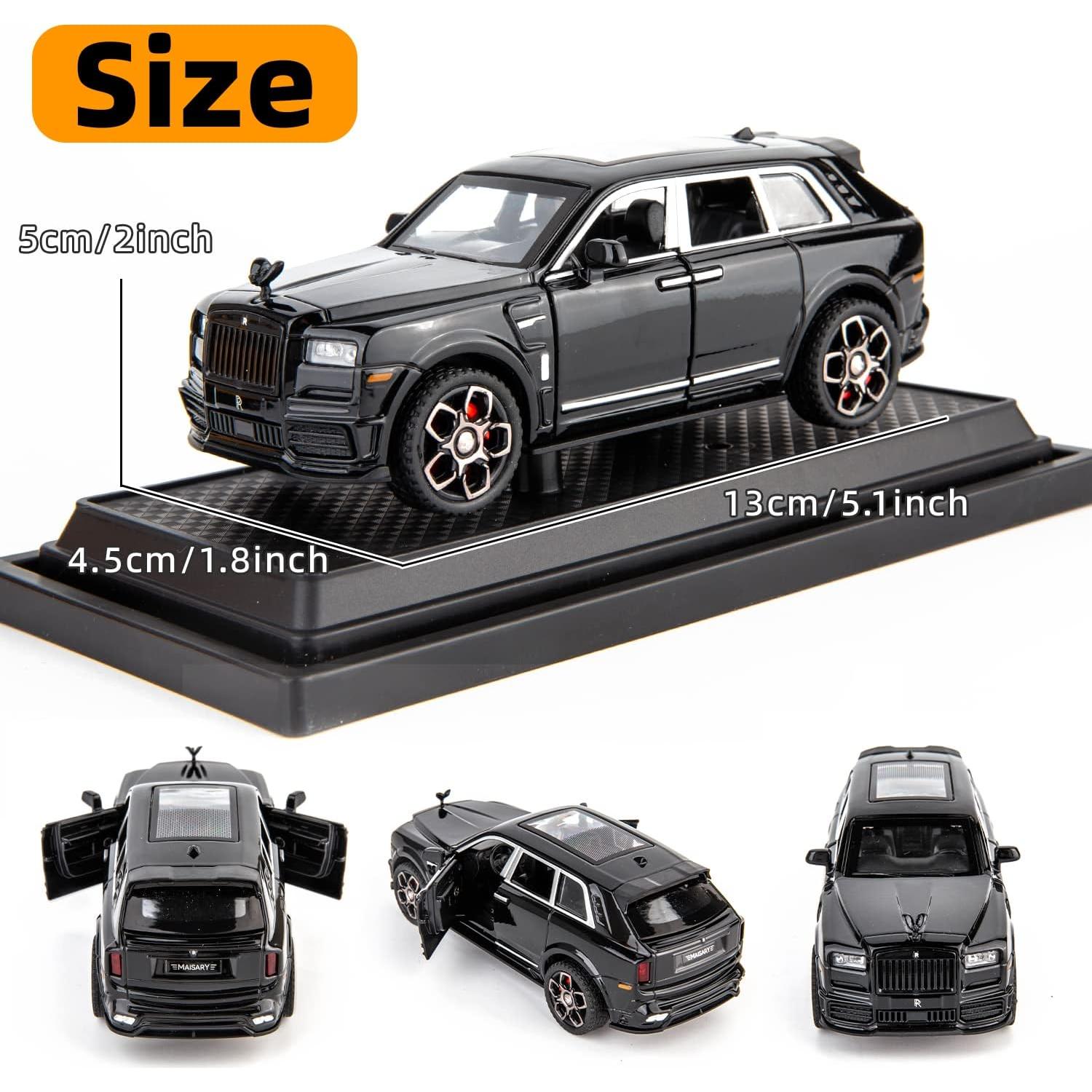 Coche de Juguete BDTCTK Rolls Royce Cullinan 1:36 Negro
