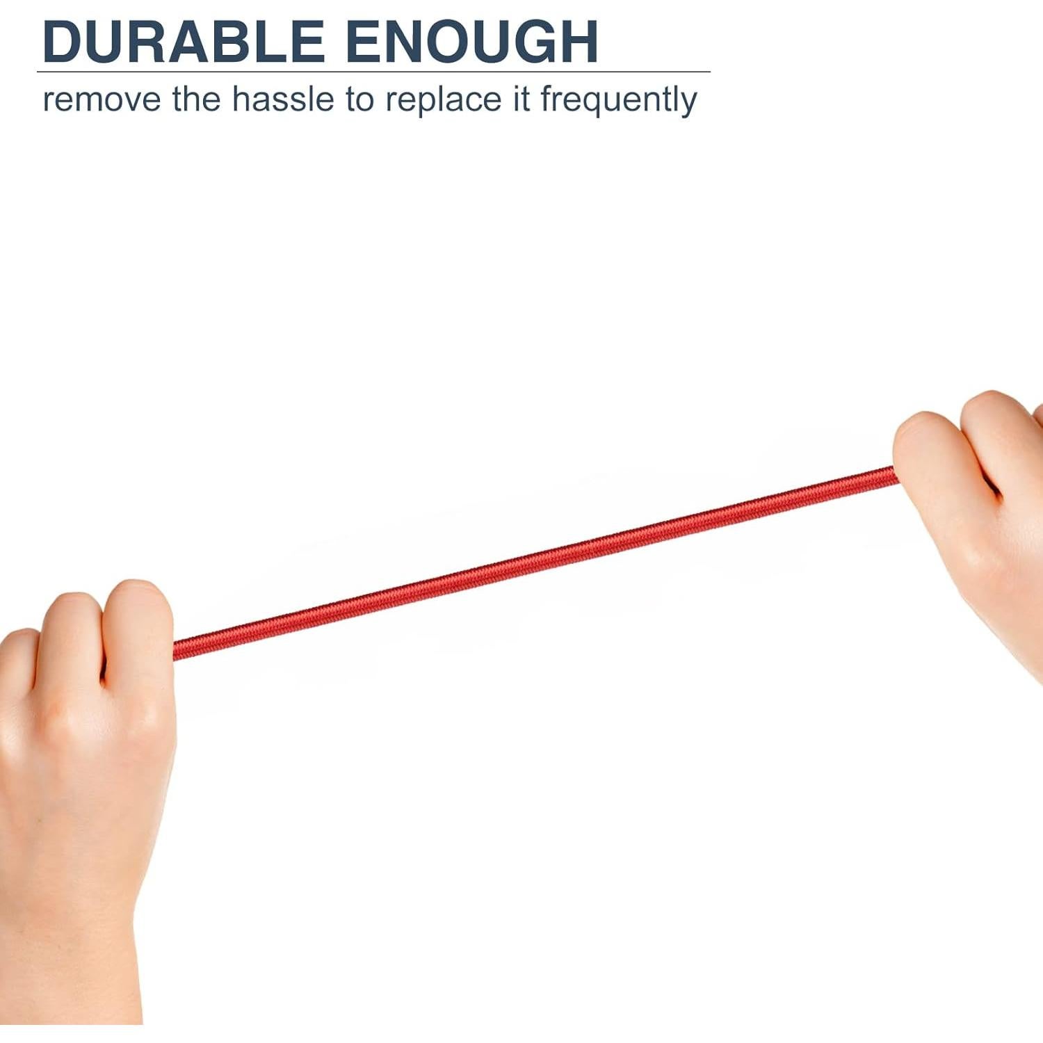 Cordón Elástico Bungee BRILLIANCE4U 60 pies (18.3 m) Reforzado