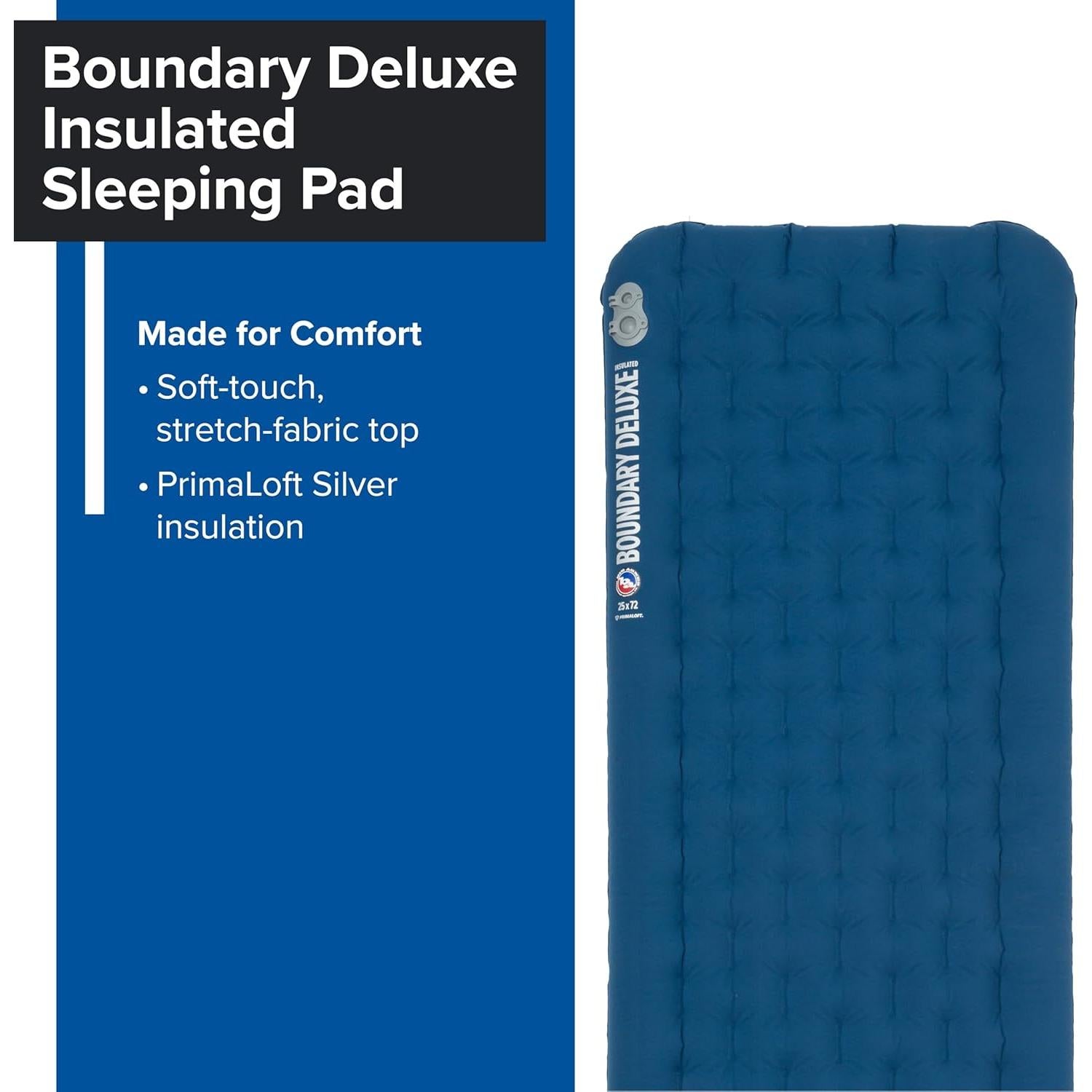 Boundary Deluxe, Insulated Sleeping Pad, Regular, Gibraltar Sea, (20X72)