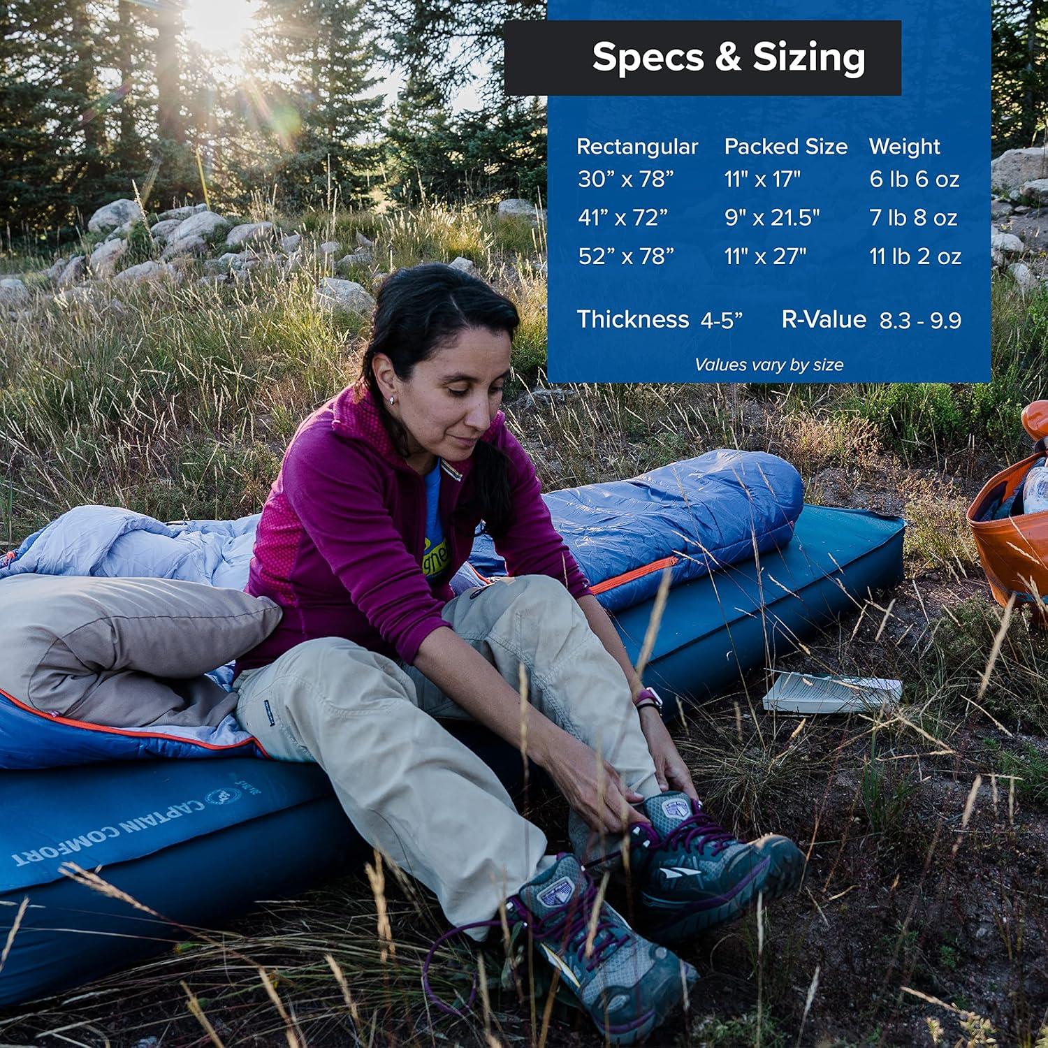 Colchón Inflable Big Agnes Captain Comfort Deluxe 30x78 cm