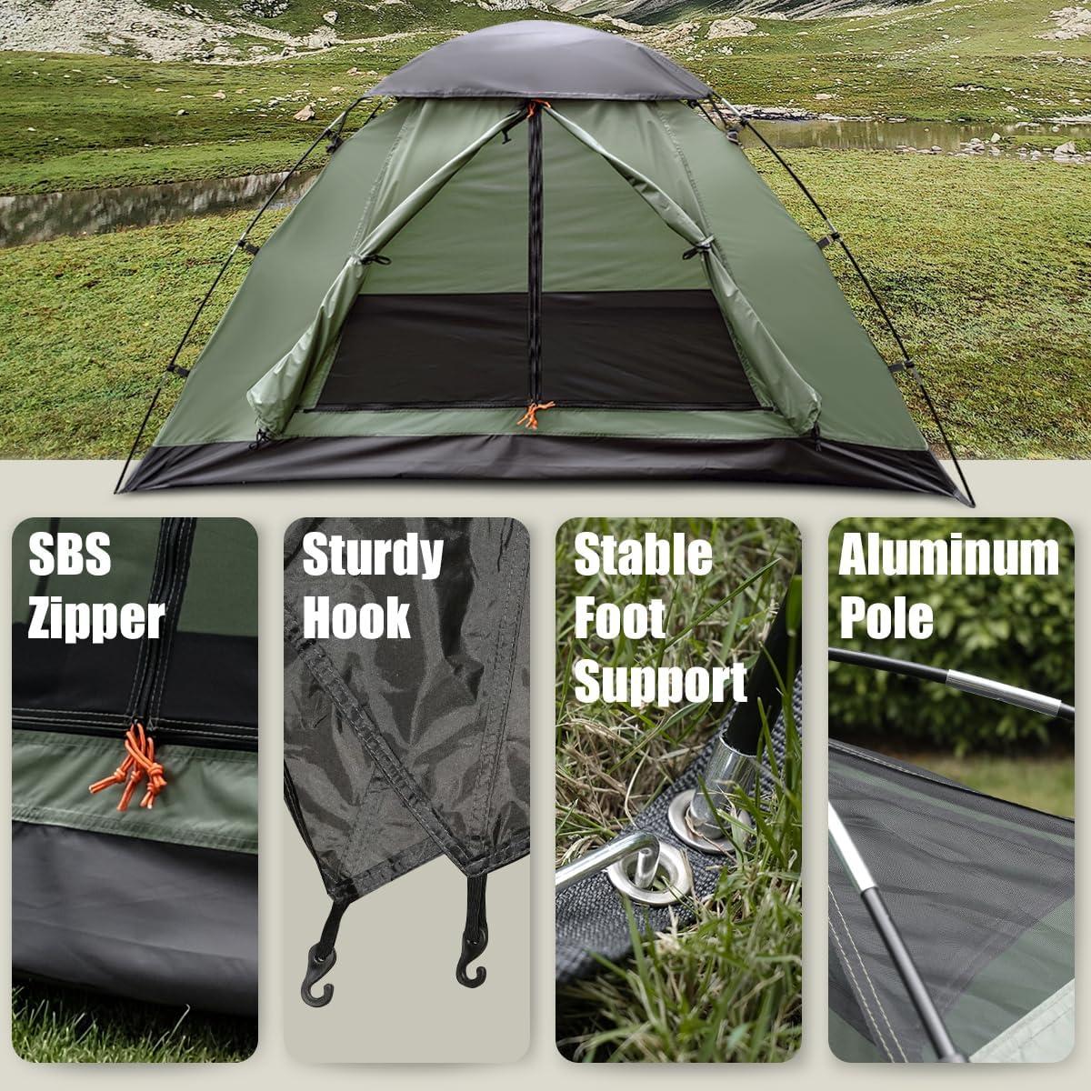 Tienda de Camping ShinHye Ultraligera 2 Personas Impermeable