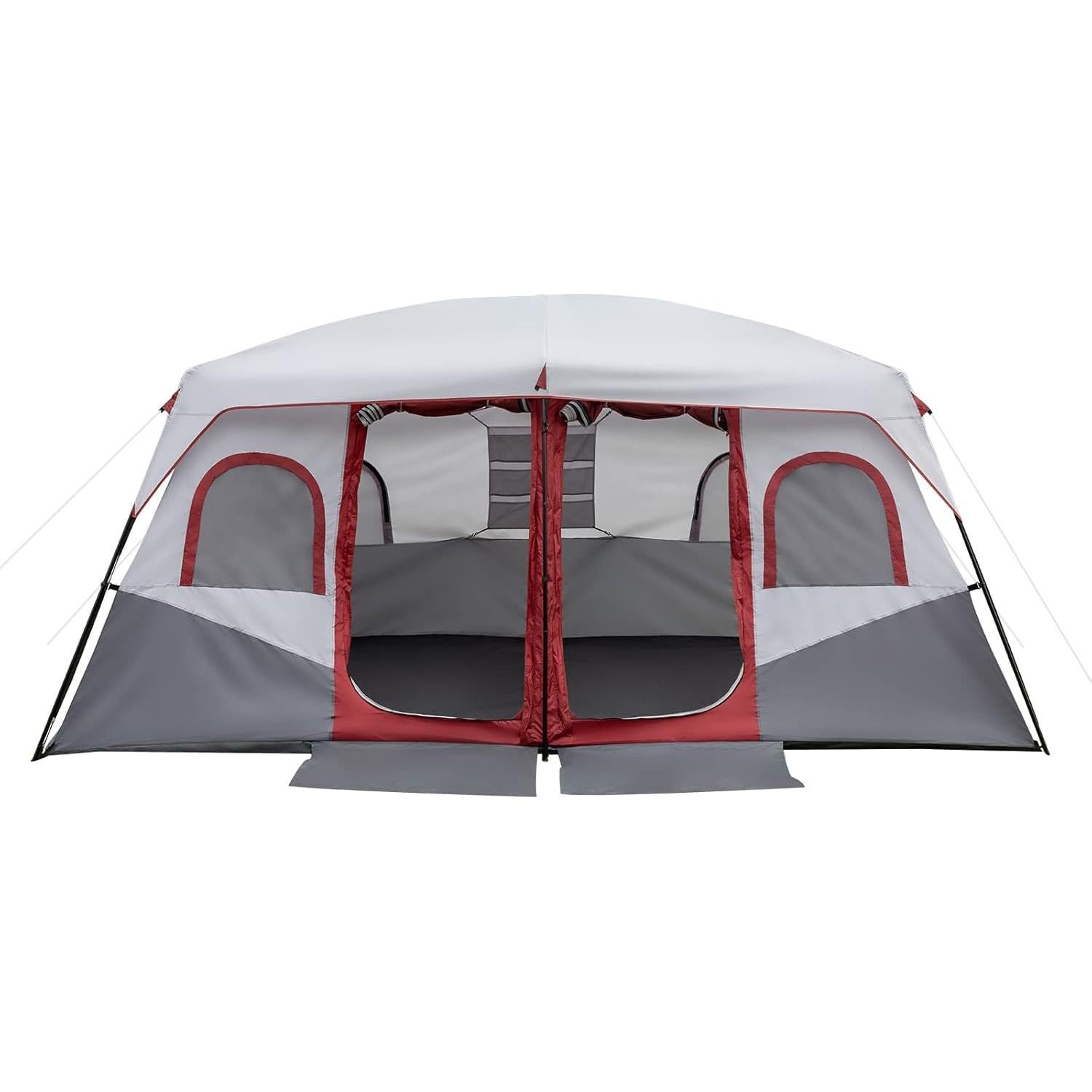 Carpa de Camping Outvita para 10 Personas, 2 Habitaciones, Impermeable