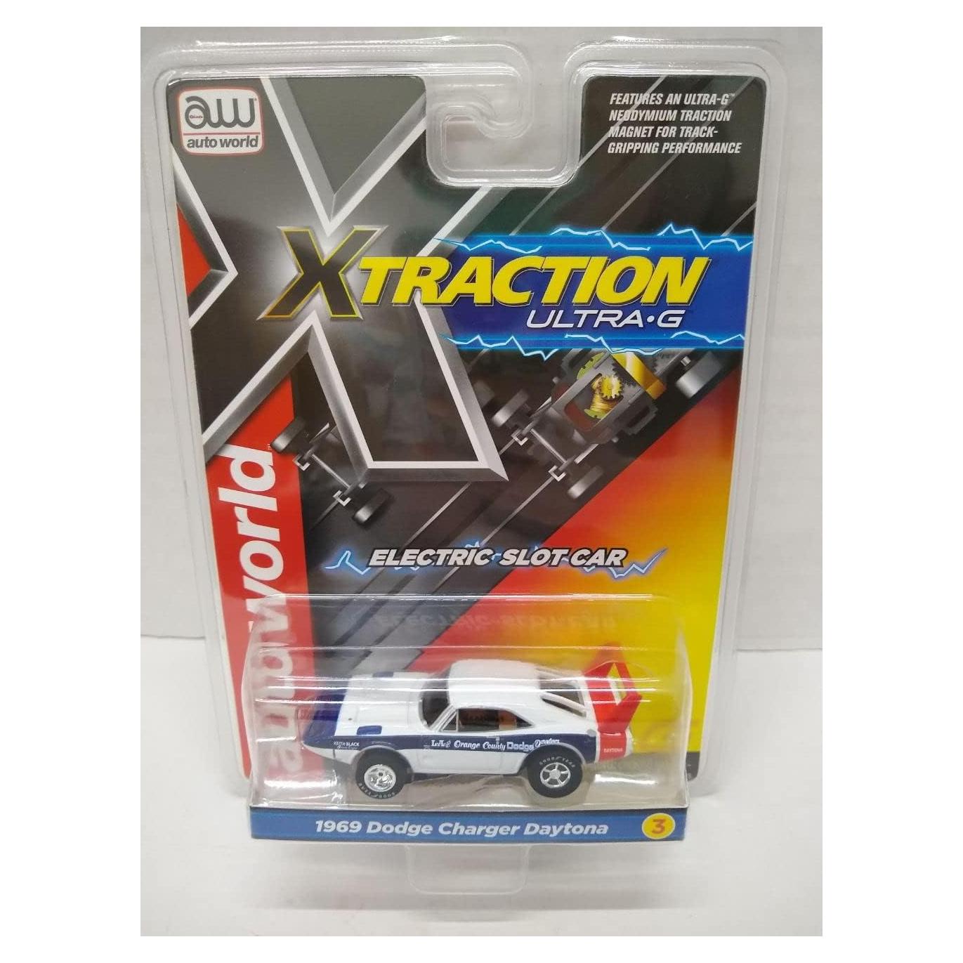 Coche de Slot Eléctrico Auto World 1969 Charger Daytona HO