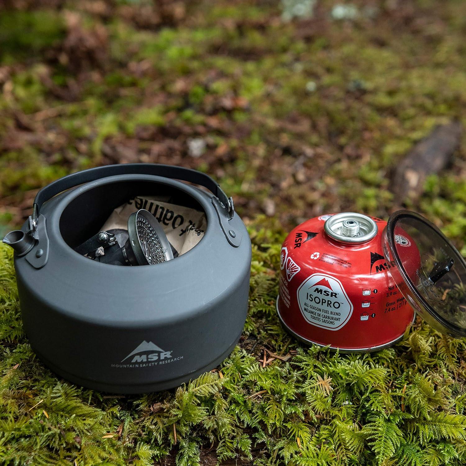 Tetera de Camping MSR Pika 1L Aluminio Anodizado Negra