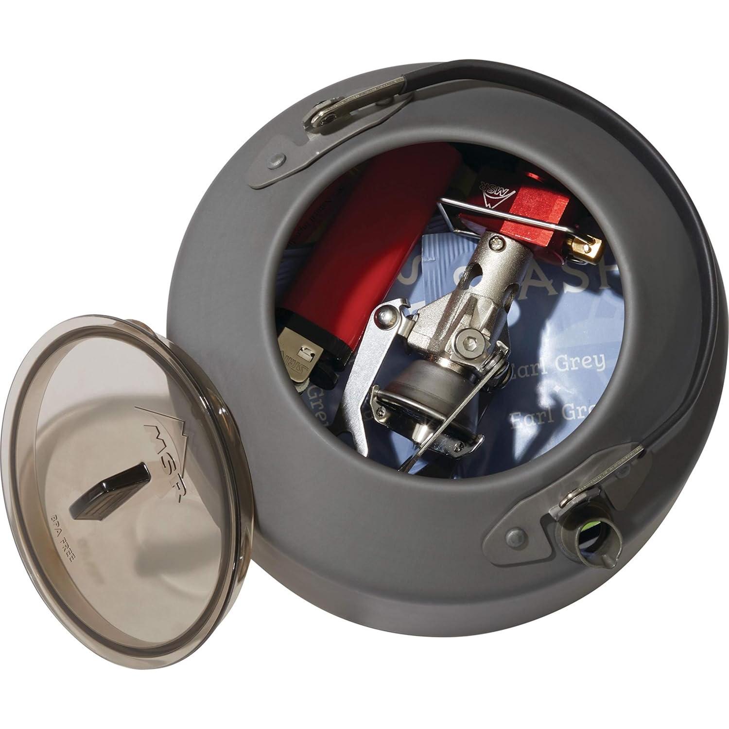 Tetera de Camping MSR Pika 1L Aluminio Anodizado Negra