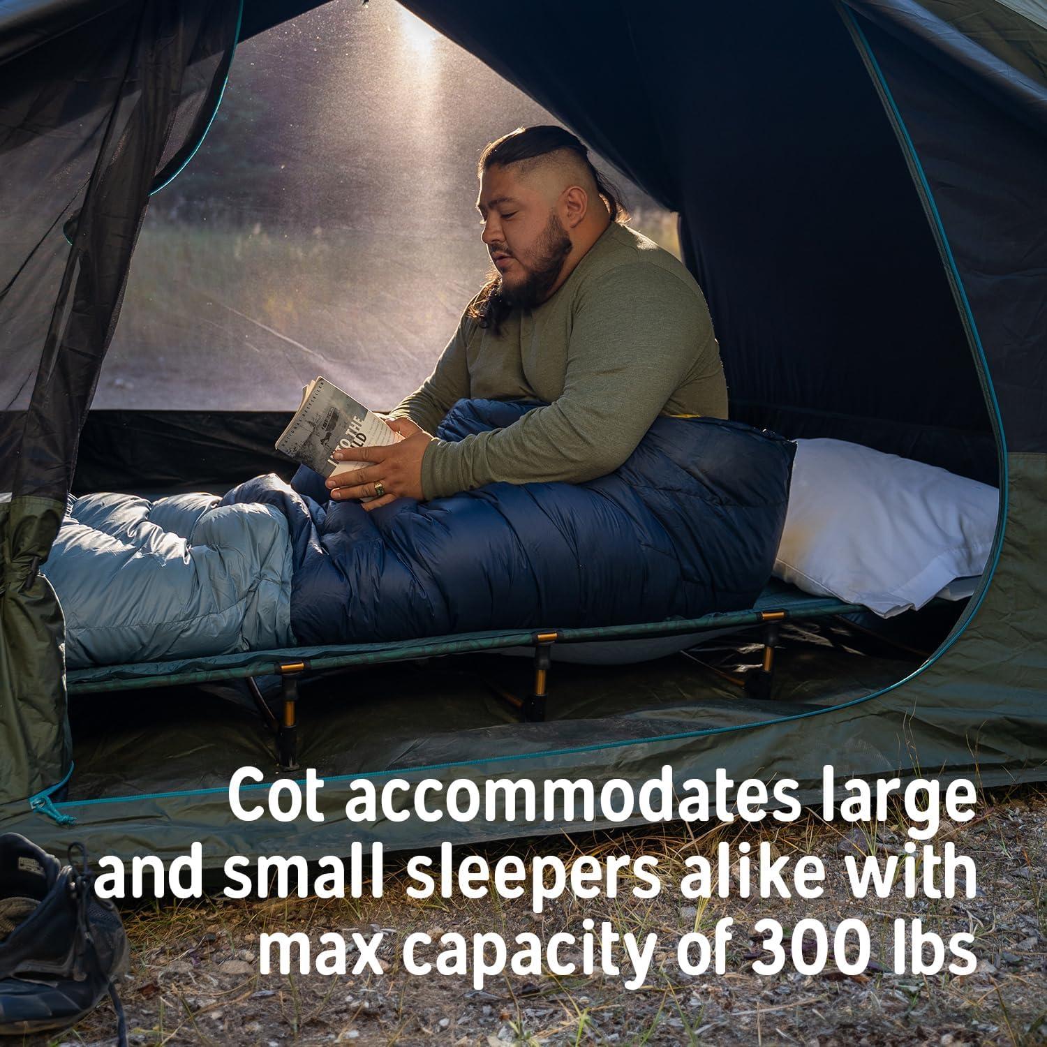 Cama de Camping Kelty Lowdown Estructura de Aluminio 190.5x71.1cm