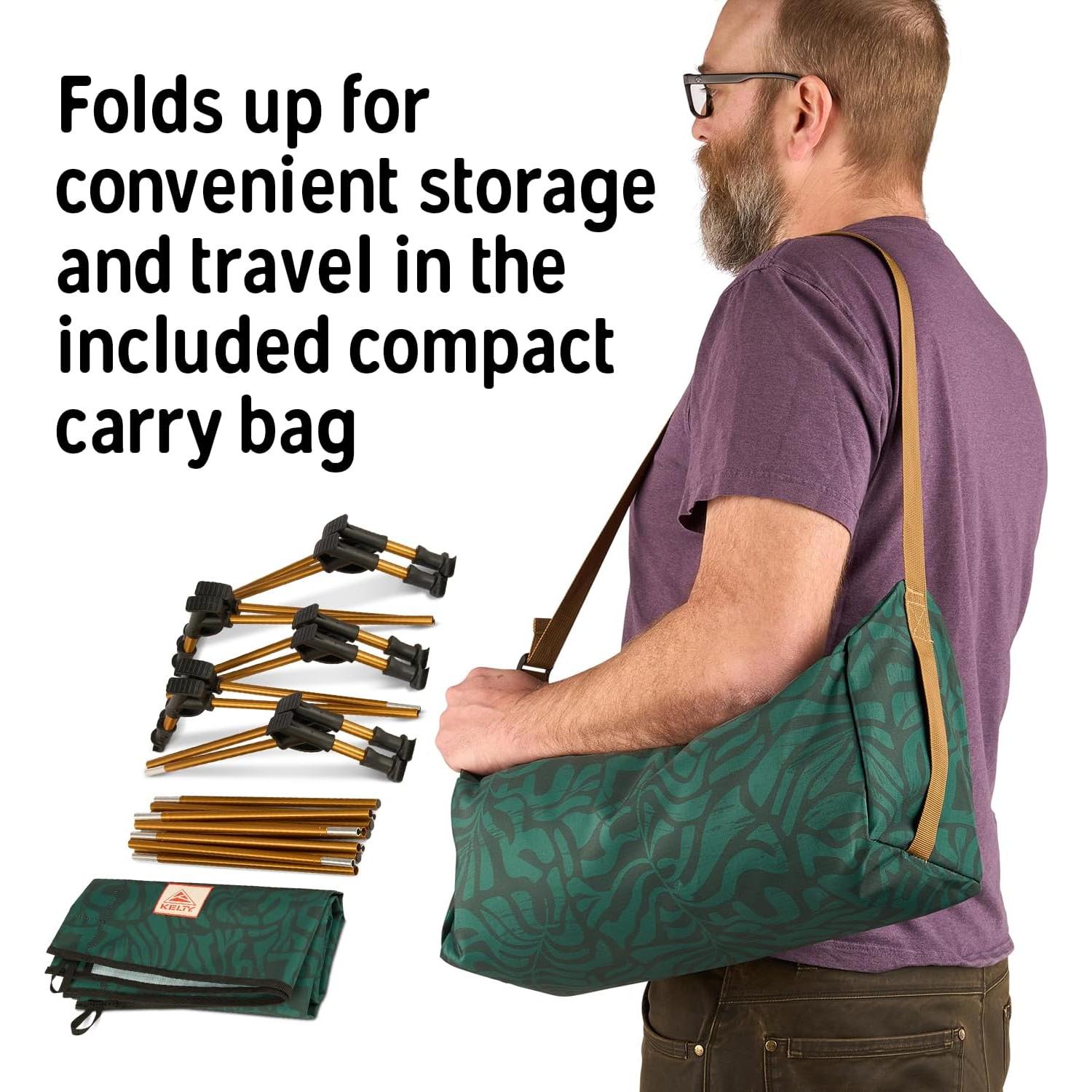 Cama de Camping Kelty Lowdown Estructura de Aluminio 190.5x71.1cm