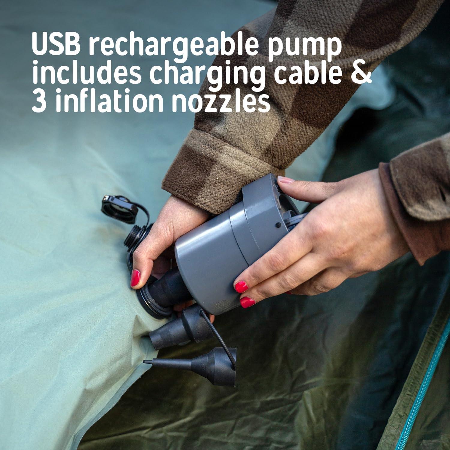 Colchón de Aire Kelty Kush Queen 201x142 cm 15 cm Grosor