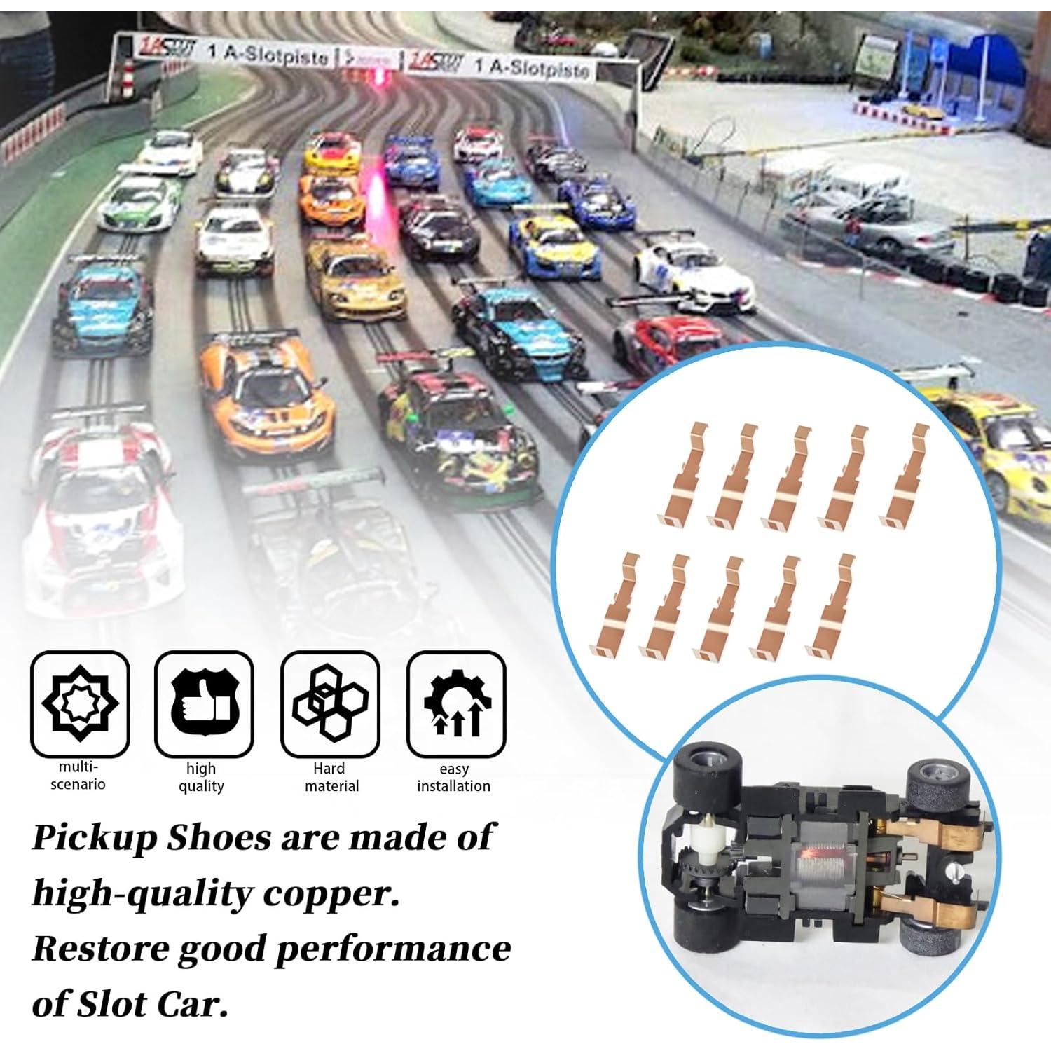 Zapatos de Recogida XYgdhqpt para coches slot HO - 10 piezas