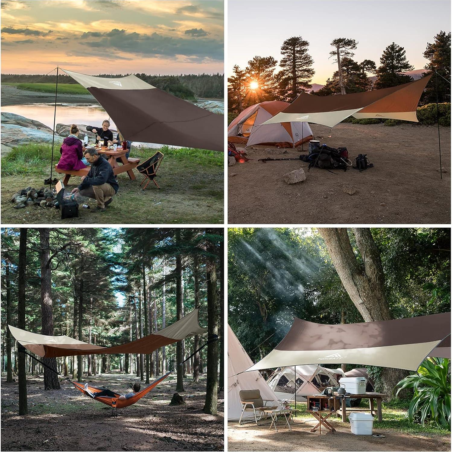 Lona Impermeable Forceatt 12x14 ft para Camping y Picnic