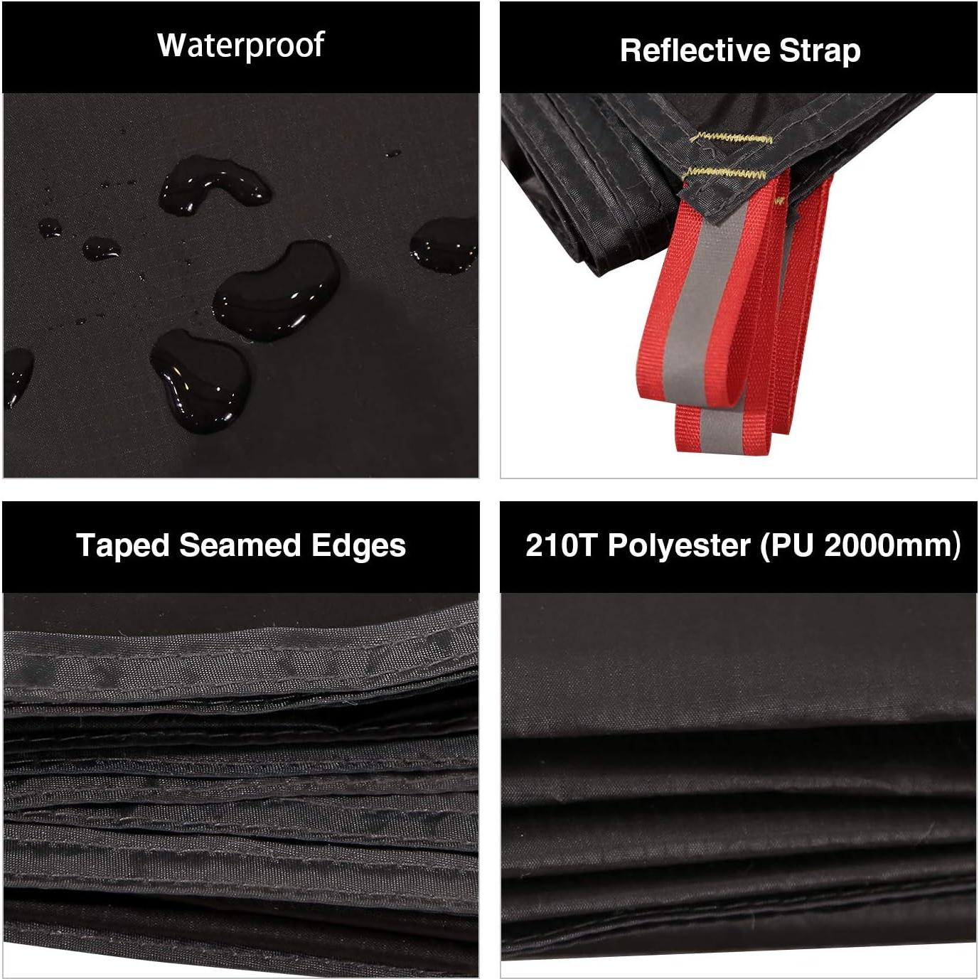 Huella de Tienda Ultraligera REDCAMP 140x220cm Impermeable