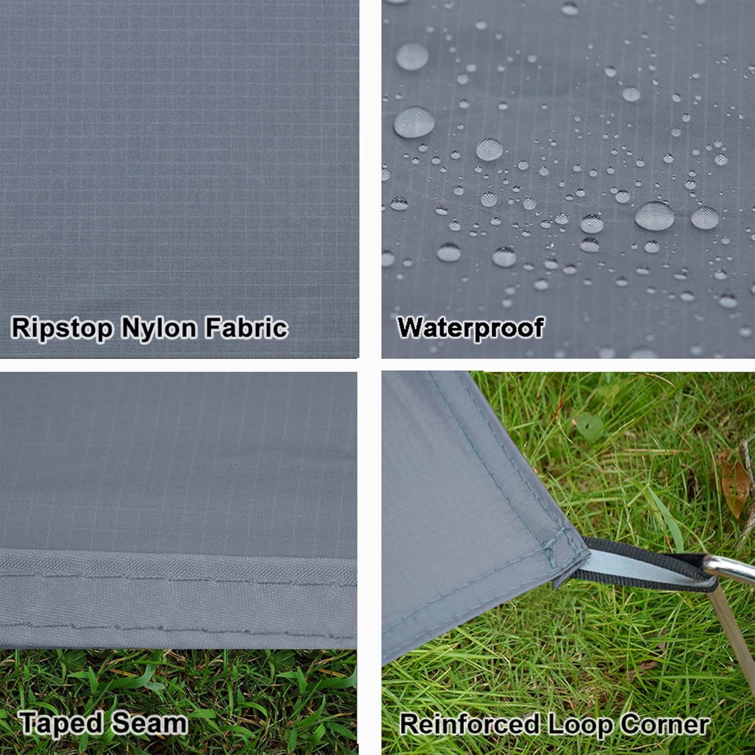 Sombra Impermeable GEERTOP 0.73x2.11m para Camping y Picnic