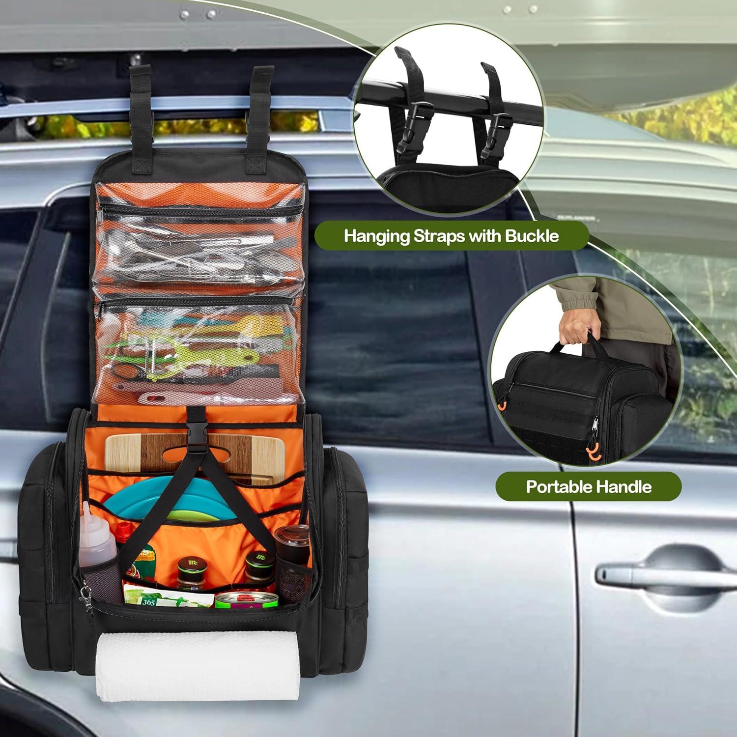 Organizador de Cocina Táctico HODRANT Negro 33x14x38cm