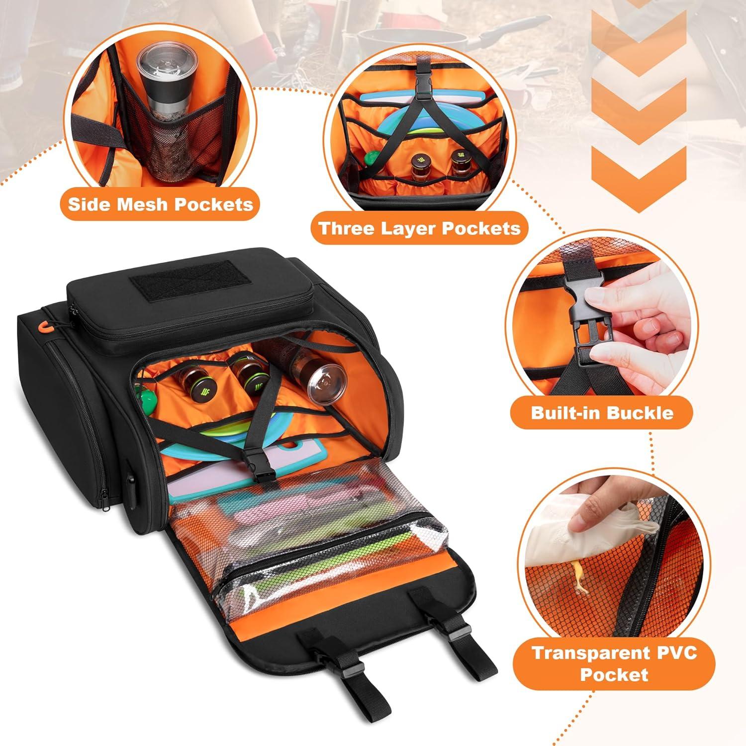 Organizador de Cocina HODRANT Colgante para Camping 33x14x38cm