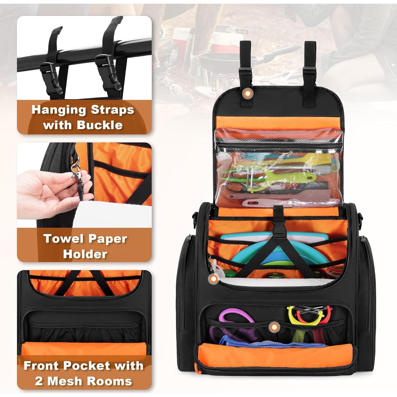 Organizador de Cocina HODRANT Colgante para Camping 33x14x38cm