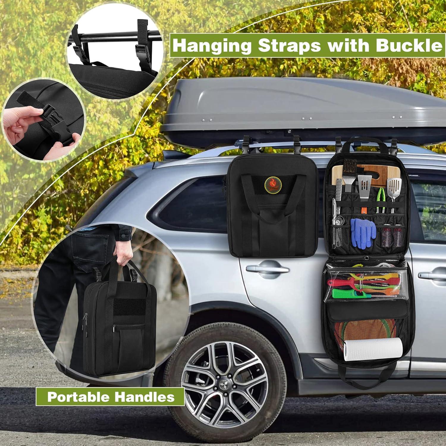 Organizador de Utensilios de Camping HODRANT Hd01601 Negro