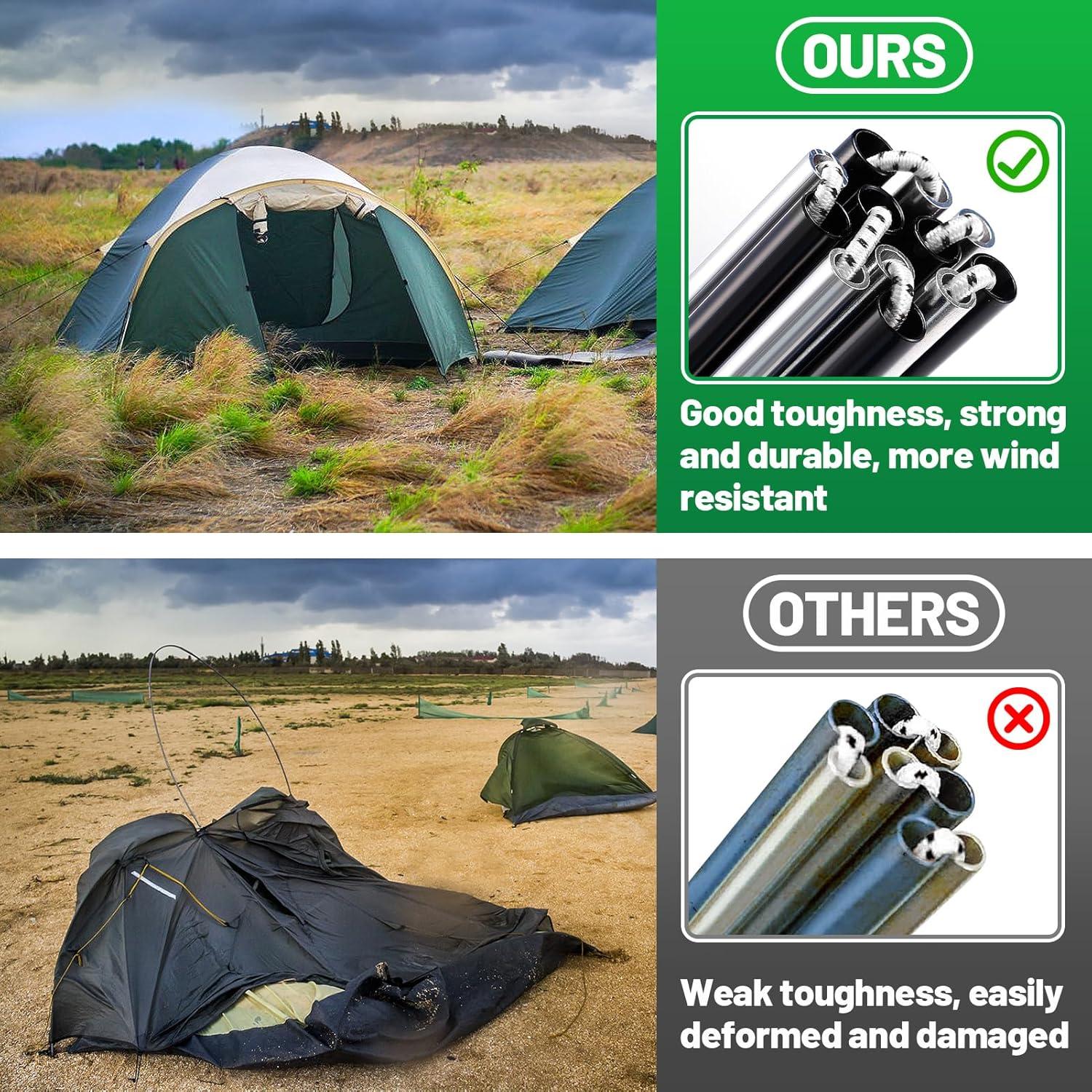 Postes de Tienda Preensamblados Acostop 4.42m Aluminio