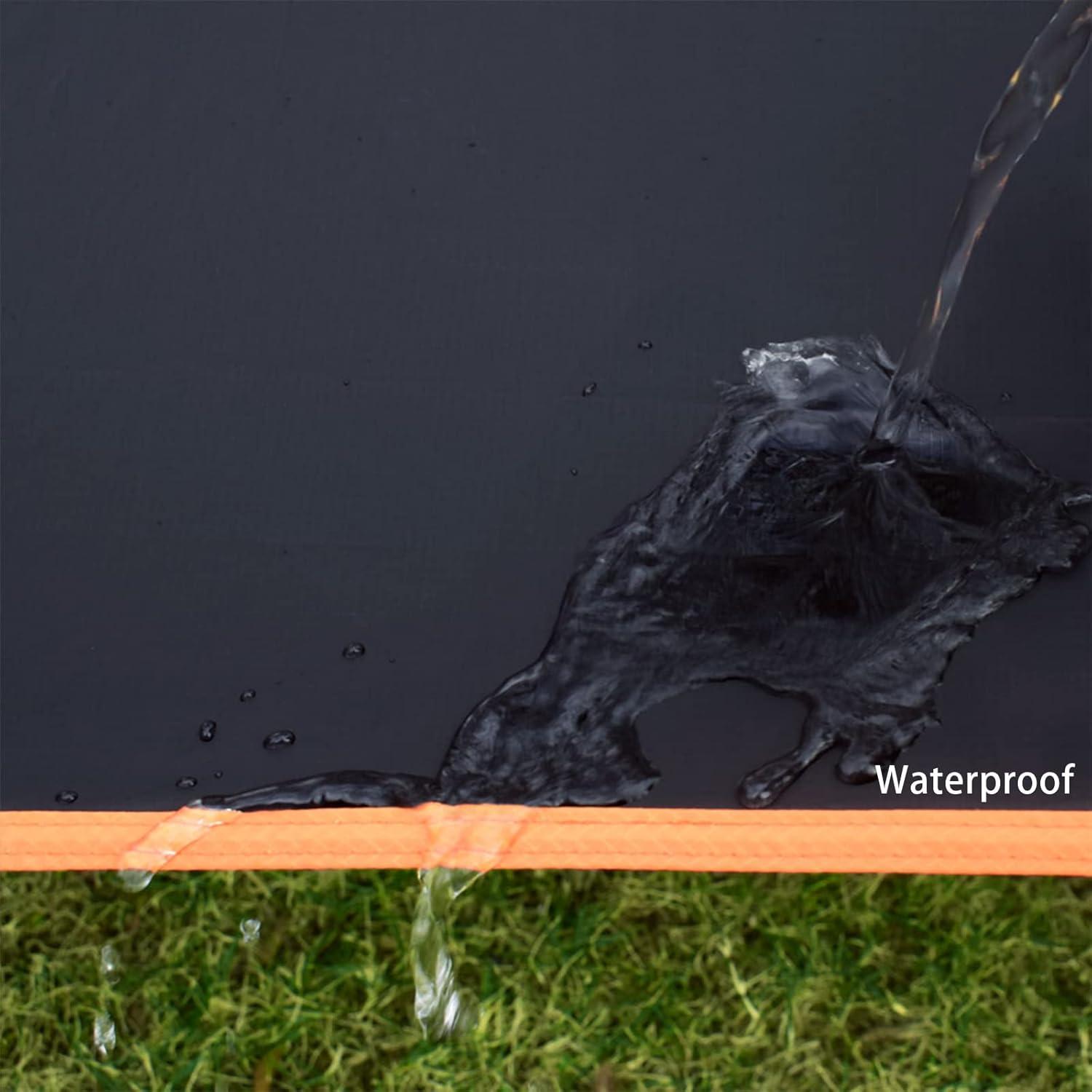 Huella de Tienda GEERTOP Lona Impermeable 1.30m x 2.11m