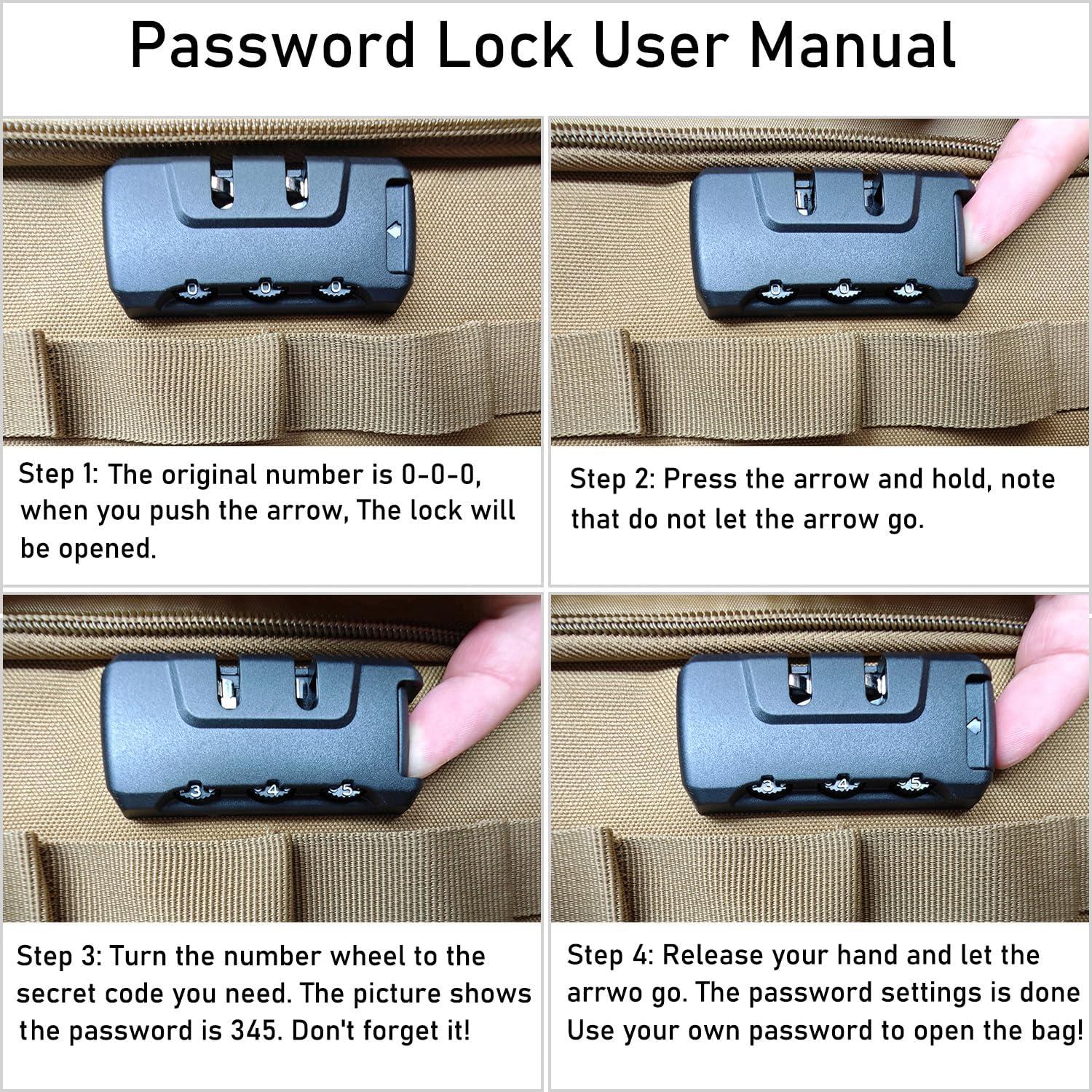 Bolsa de Almacenamiento Táctica Lemubeane 38L Verde Militar