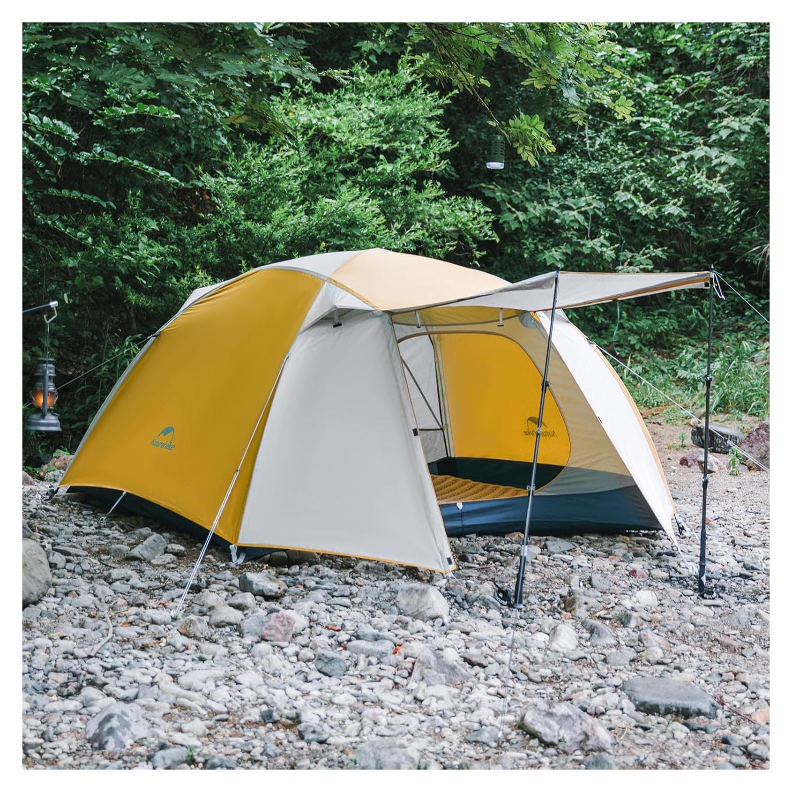 Carpa de Camping Naturehike 2 Personas Doble Capa Impermeable