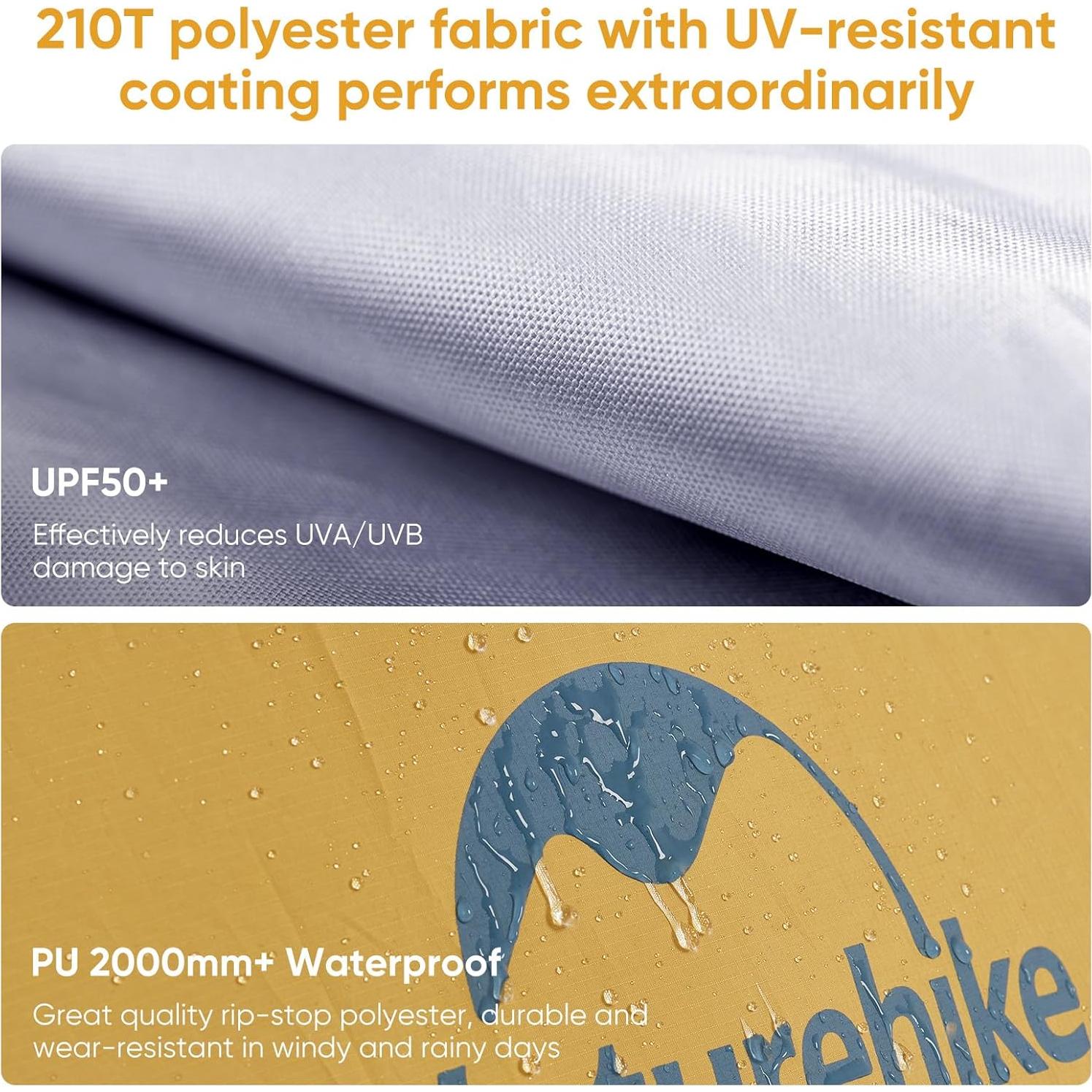 Carpa de Camping Naturehike 2 Personas Doble Capa Impermeable