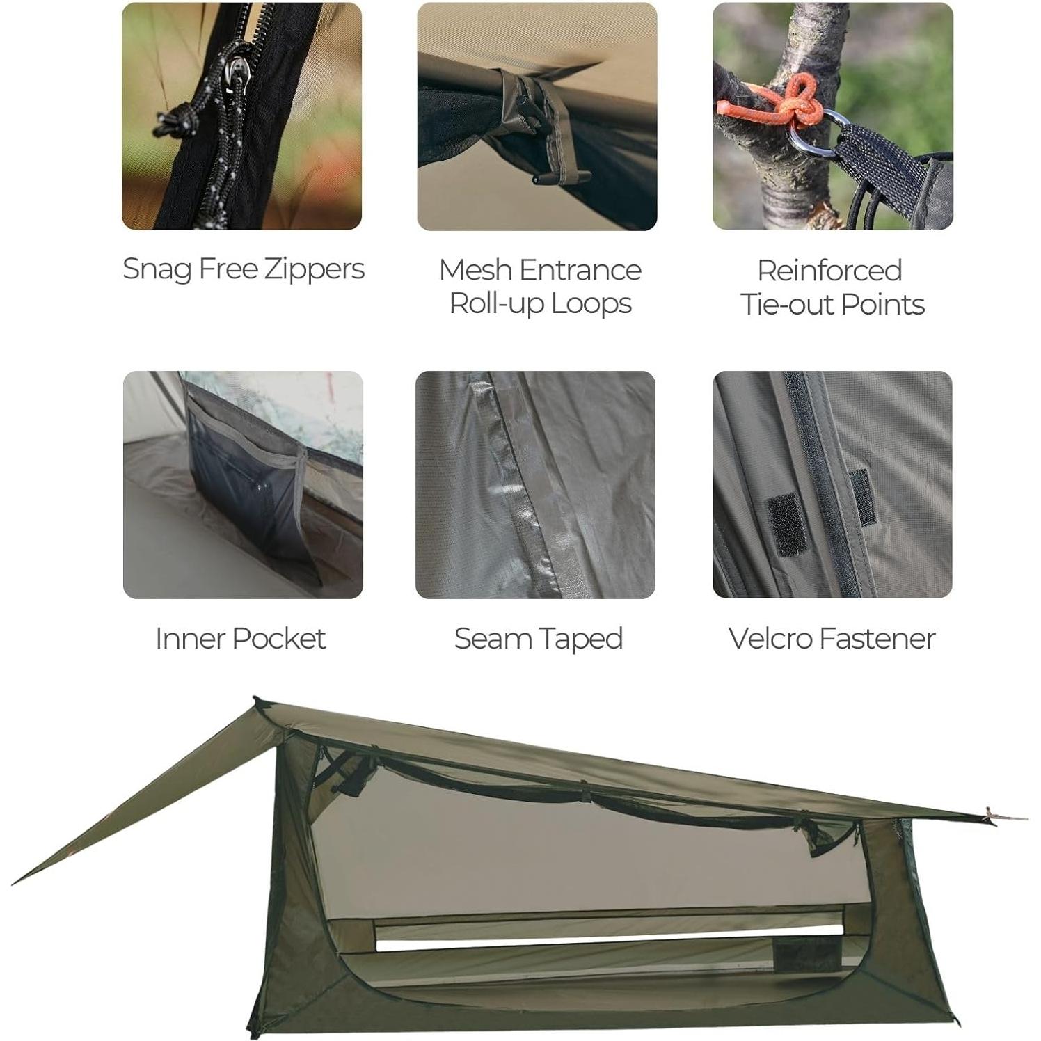 Tienda Bivy Ultraligera OneWind para 1 Persona Impermeable