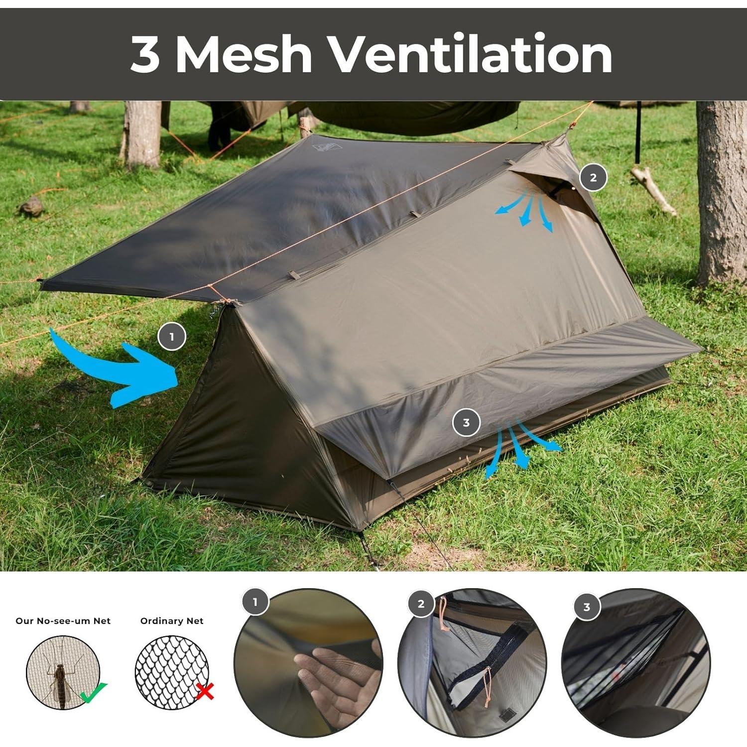 Tienda Bivy Ultraligera OneWind para 1 Persona Impermeable