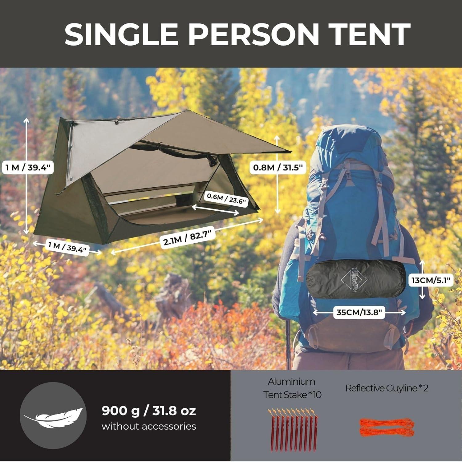 Tienda Bivy Ultraligera OneWind para 1 Persona Impermeable