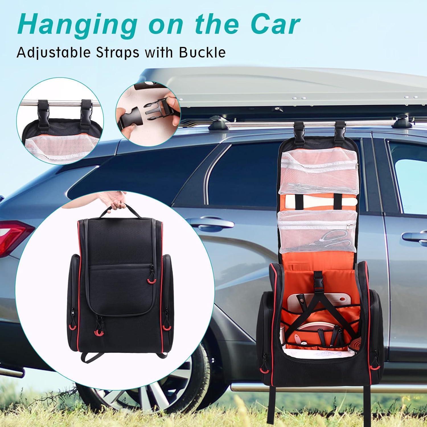 Organizador de Camping GHWMYD Mochila Grande para Utensilios