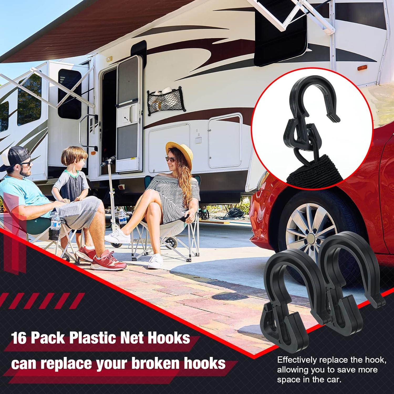 Red de Carga Tuanse 4 Pcs Estirable para Coche y Barco