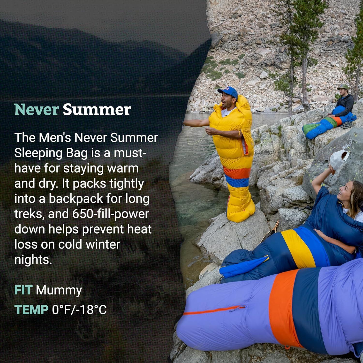 Saco de Dormir Marmot Never Summer 0°C Hombre 650 Pluma