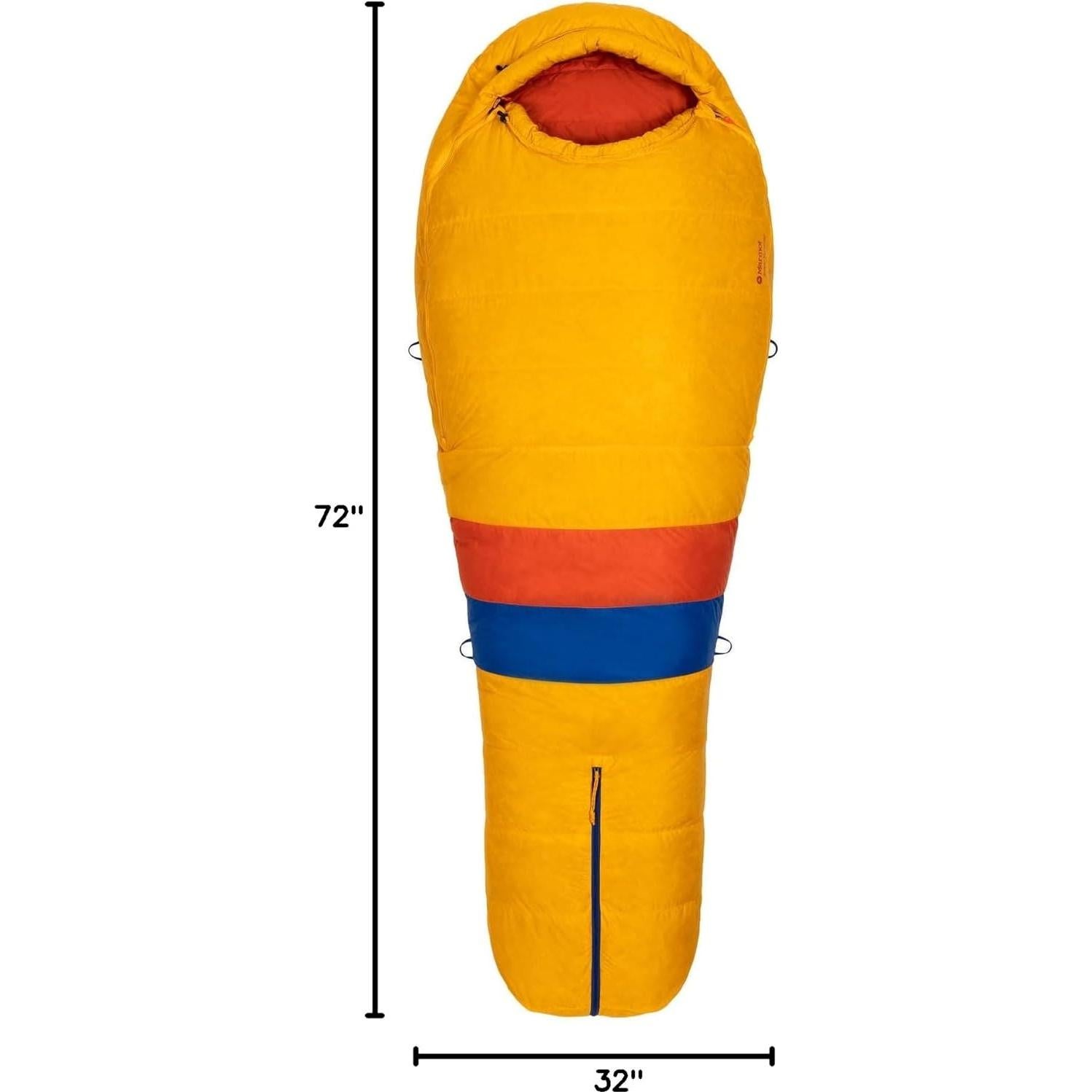 Saco de Dormir Marmot Never Summer 0°C Hombre 650 Pluma