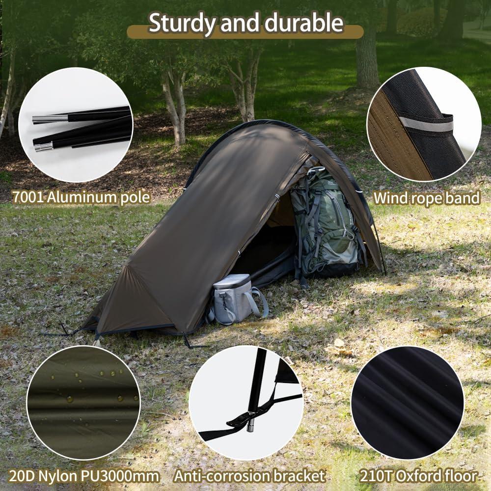 Tienda Bivy Ultraligera MC 1 Persona Nylon 20D Impermeable