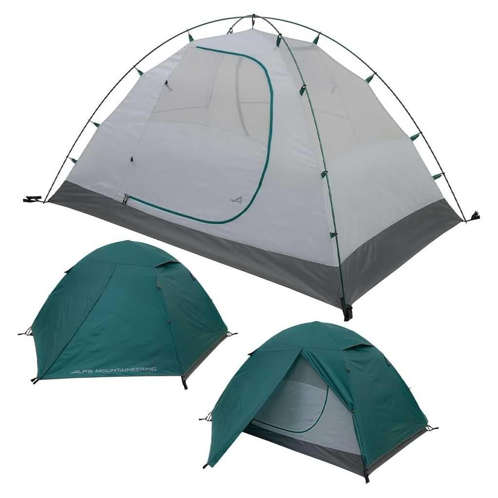 Tienda de Camping ALPS Montañismo Lynx 4 Personas Teal Gris